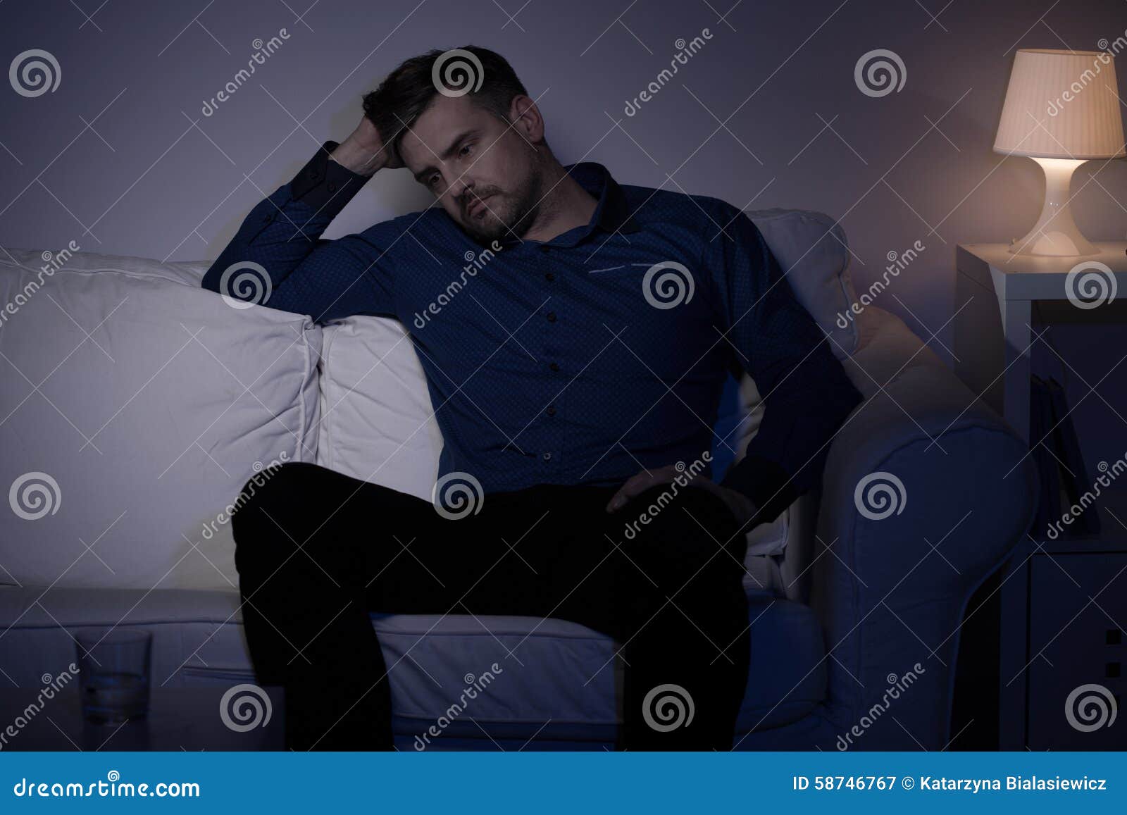 Man Undergoing a Midlife Crisis Stock Image - Image of depression ...