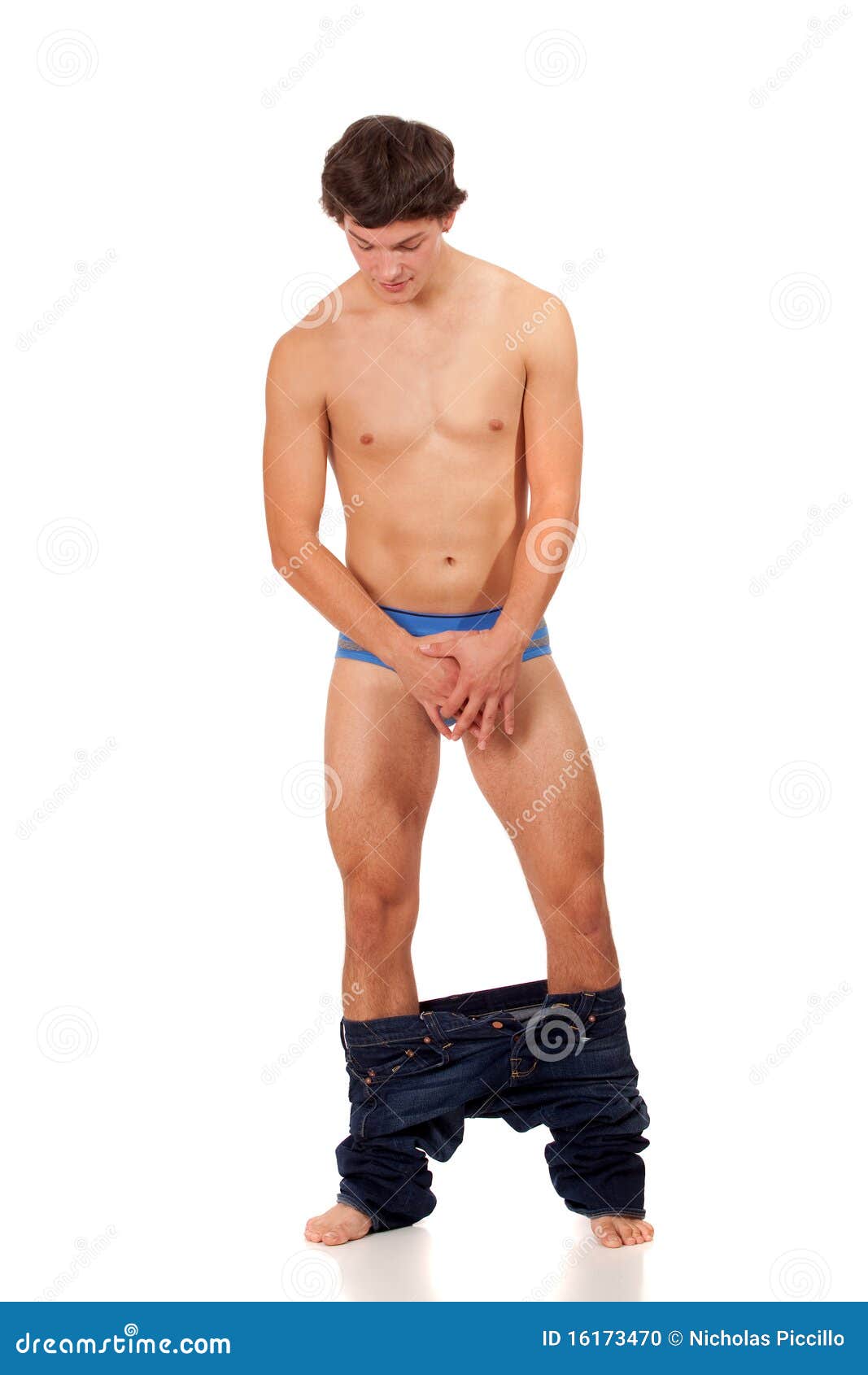 Underwear Embarrassed Stock Photos - Free & Royalty-Free Stock