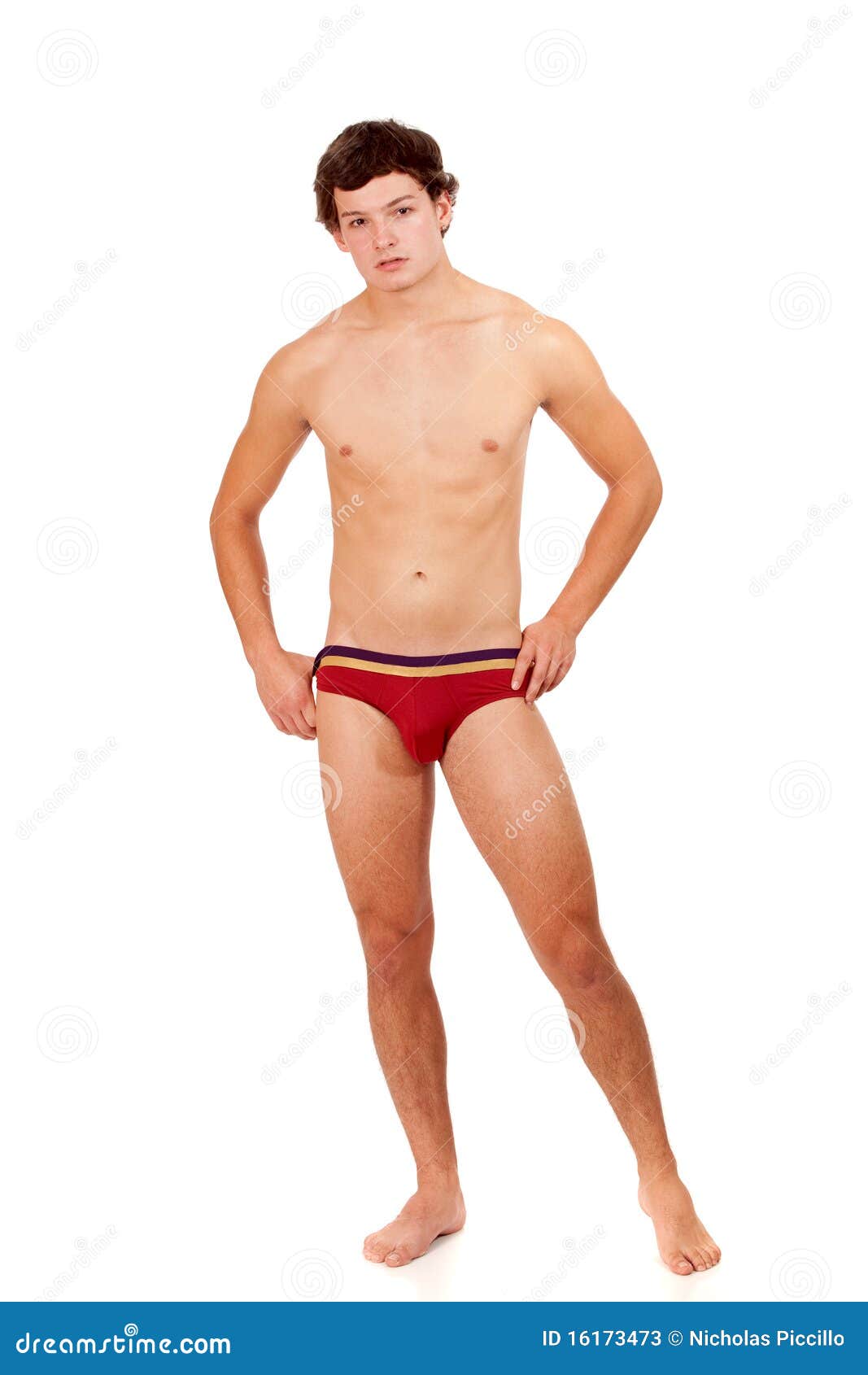 Man in Underwear stock image. Image of briefs, studio - 16173473