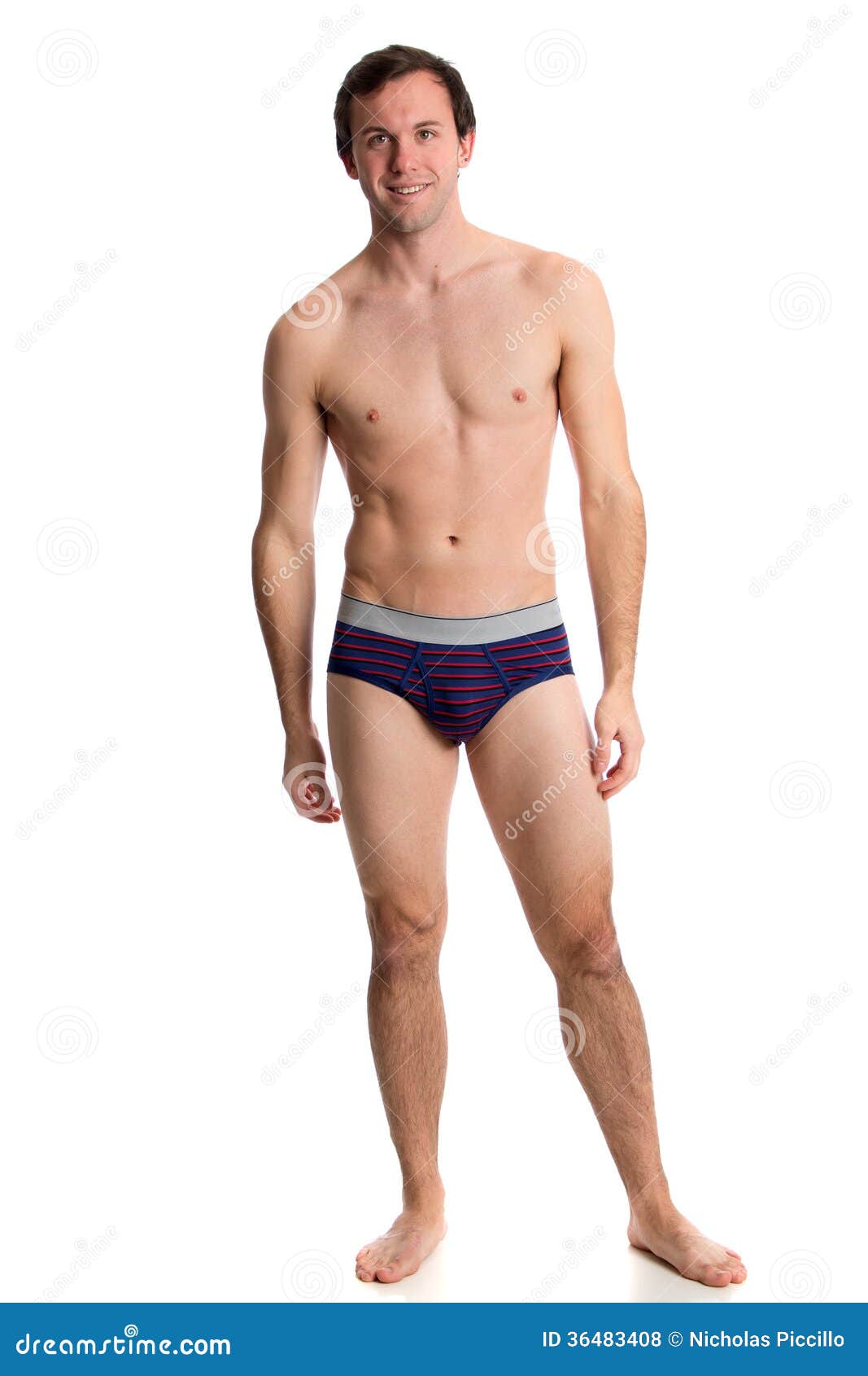 man in underwear