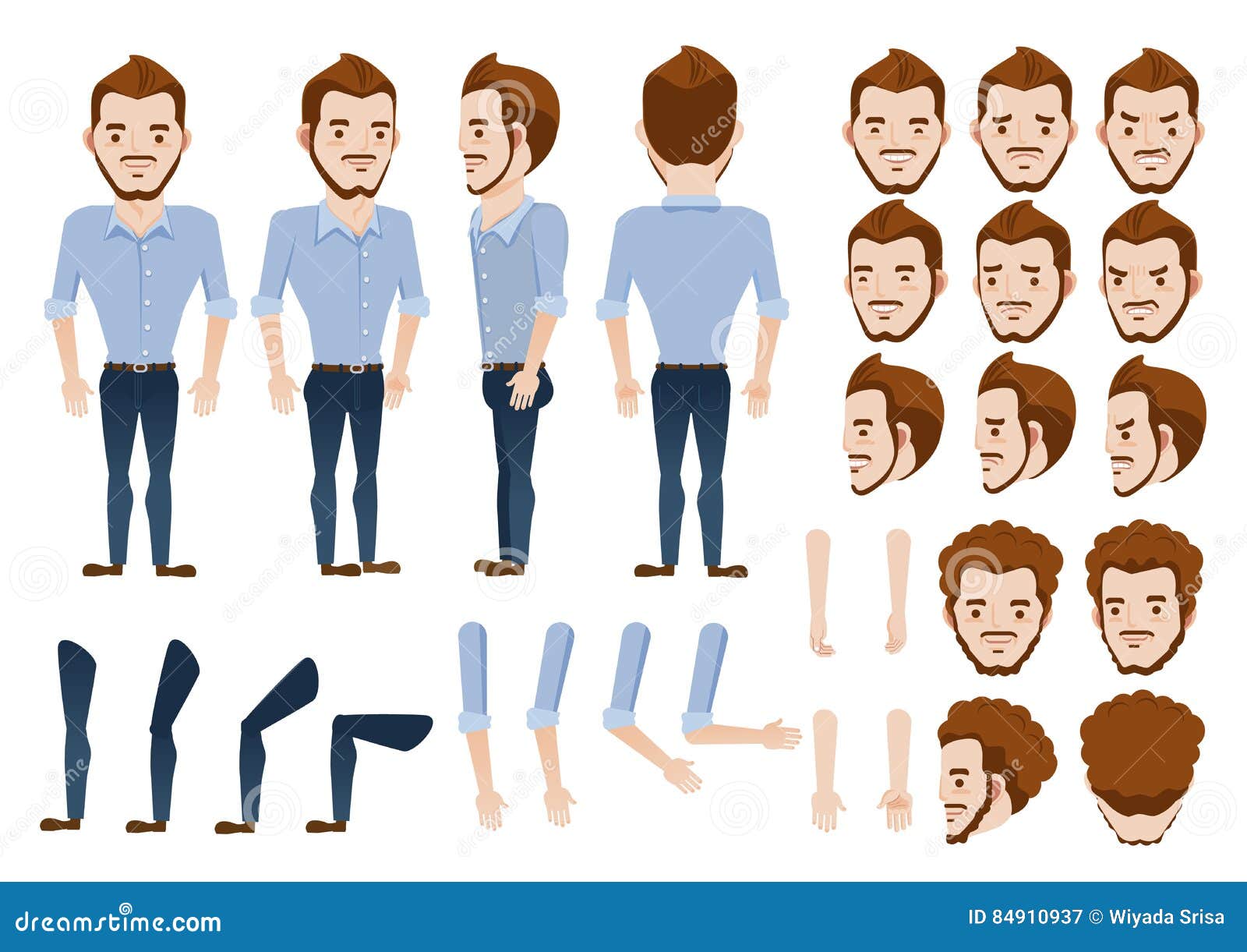 Male Avatar Maker Vector Download