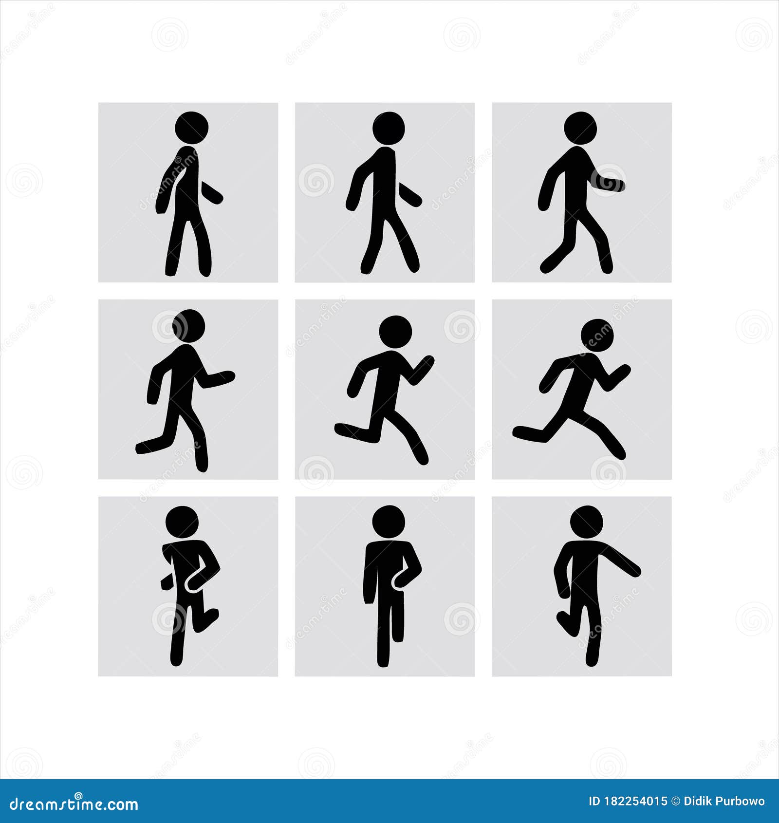 Man Walk Icon . Walking Man Vector Icon. People Walk Sign Illustration  Stock Vector - Illustration of people, freeway: 182254015