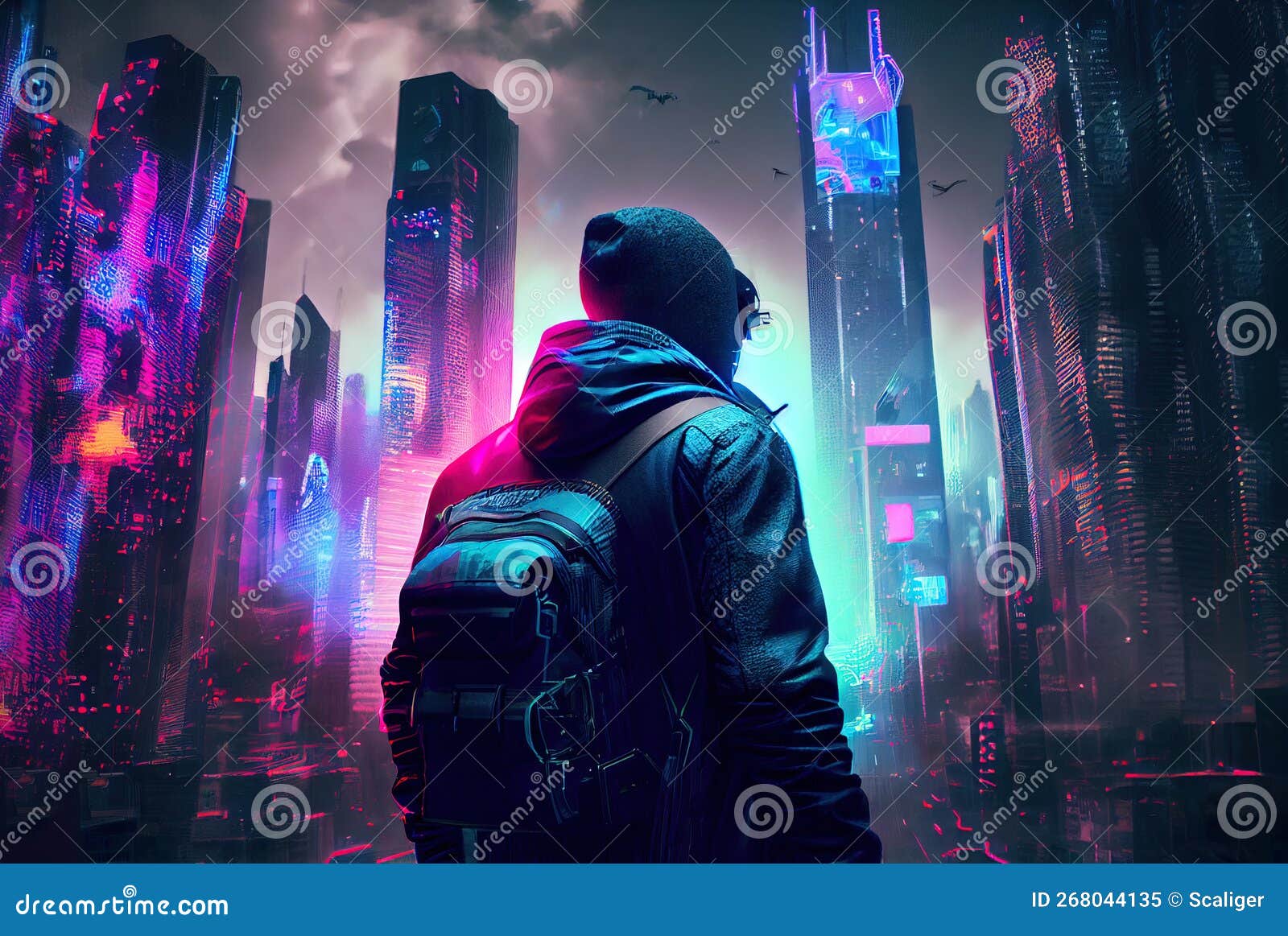 4K, cyberpunk, cyber city, futuristic city, artwork, futuristic, skyscraper