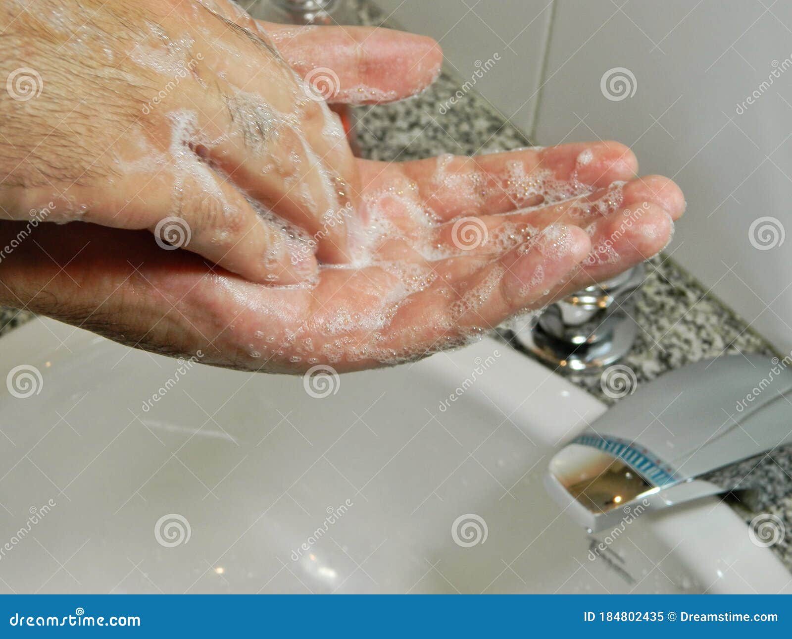 Man washing his hands stock image. Image of care, corona 184802435