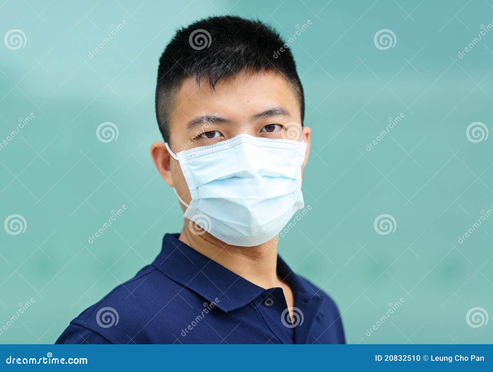 Man Wear Face Mask Stock Photo Image 20832510