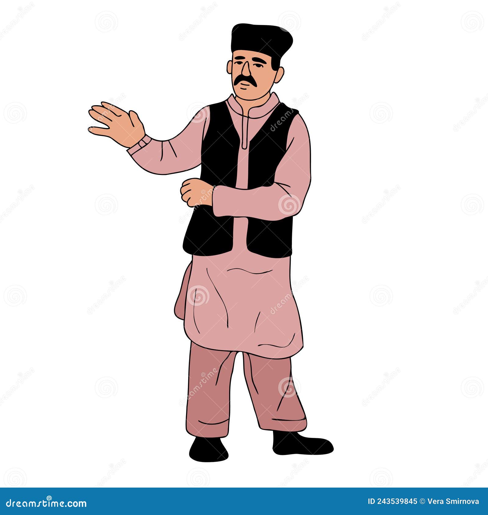 Man Wearing The National Dress Of Pakistan Shalwar Kameez And Sherwani gent-s-shalwar-kameez-ideas-in-pakistan-shalwar-kameez-shalwar