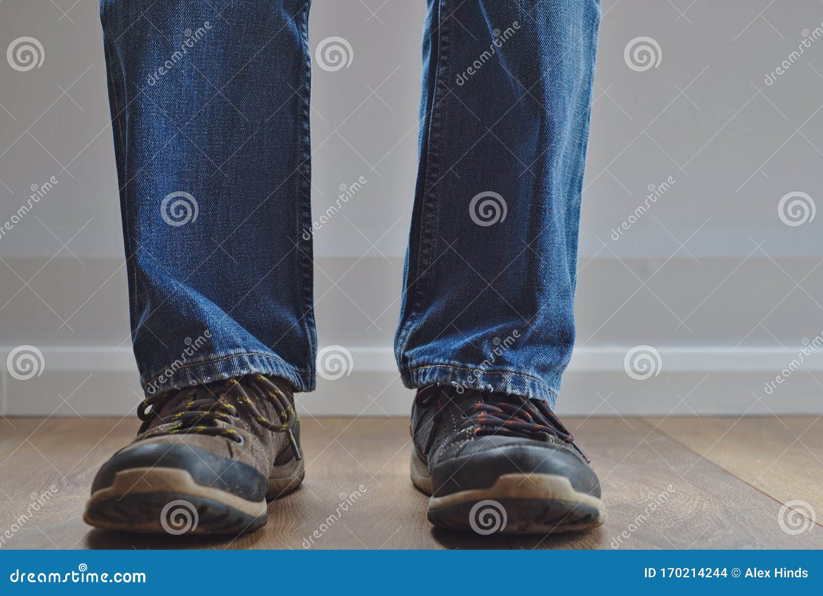 Man wearing Odd shoes stock photo. Image of quirky, wearing - 170214244