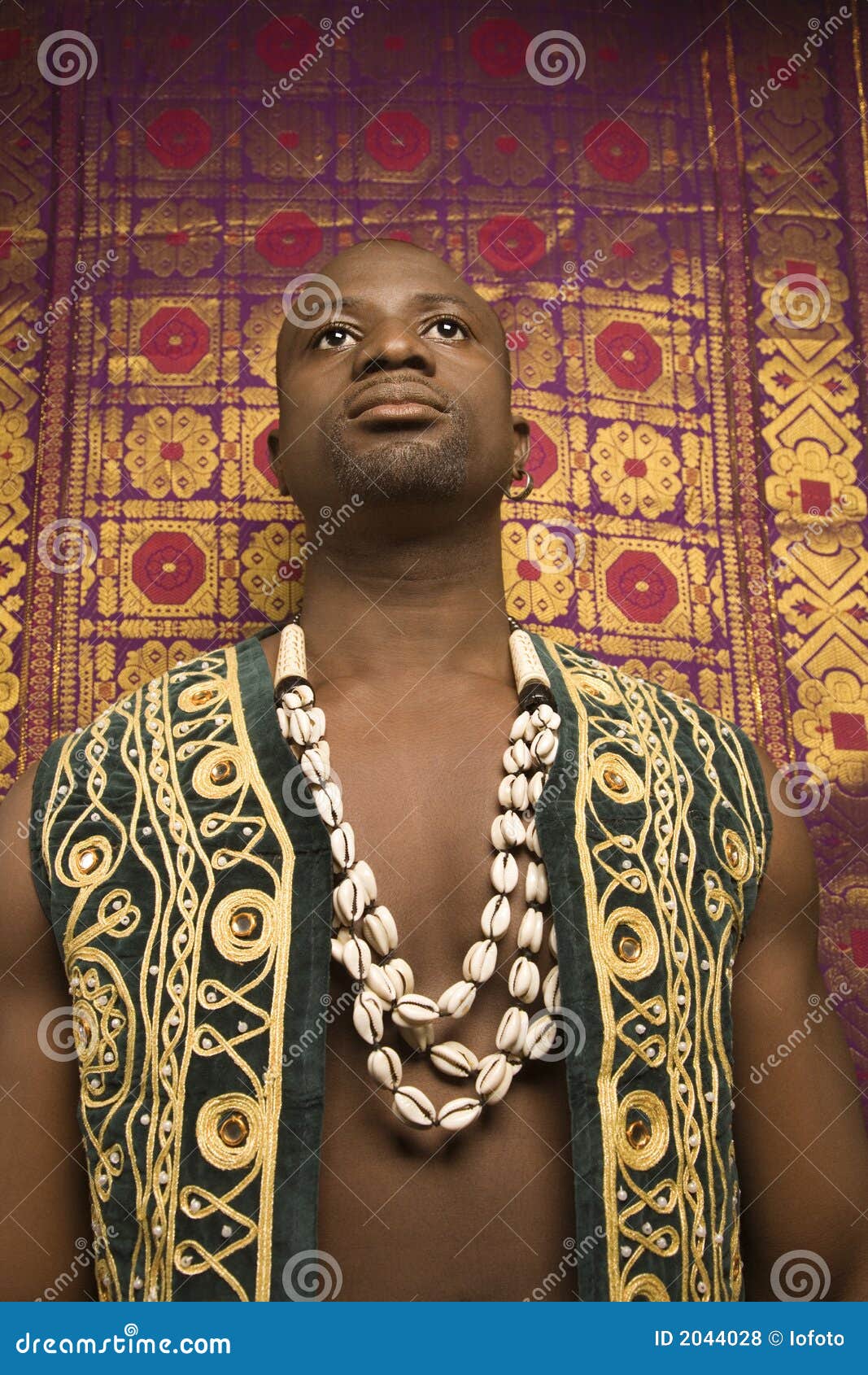 Man Wearing Traditional African Clothing. Stock Photography ...