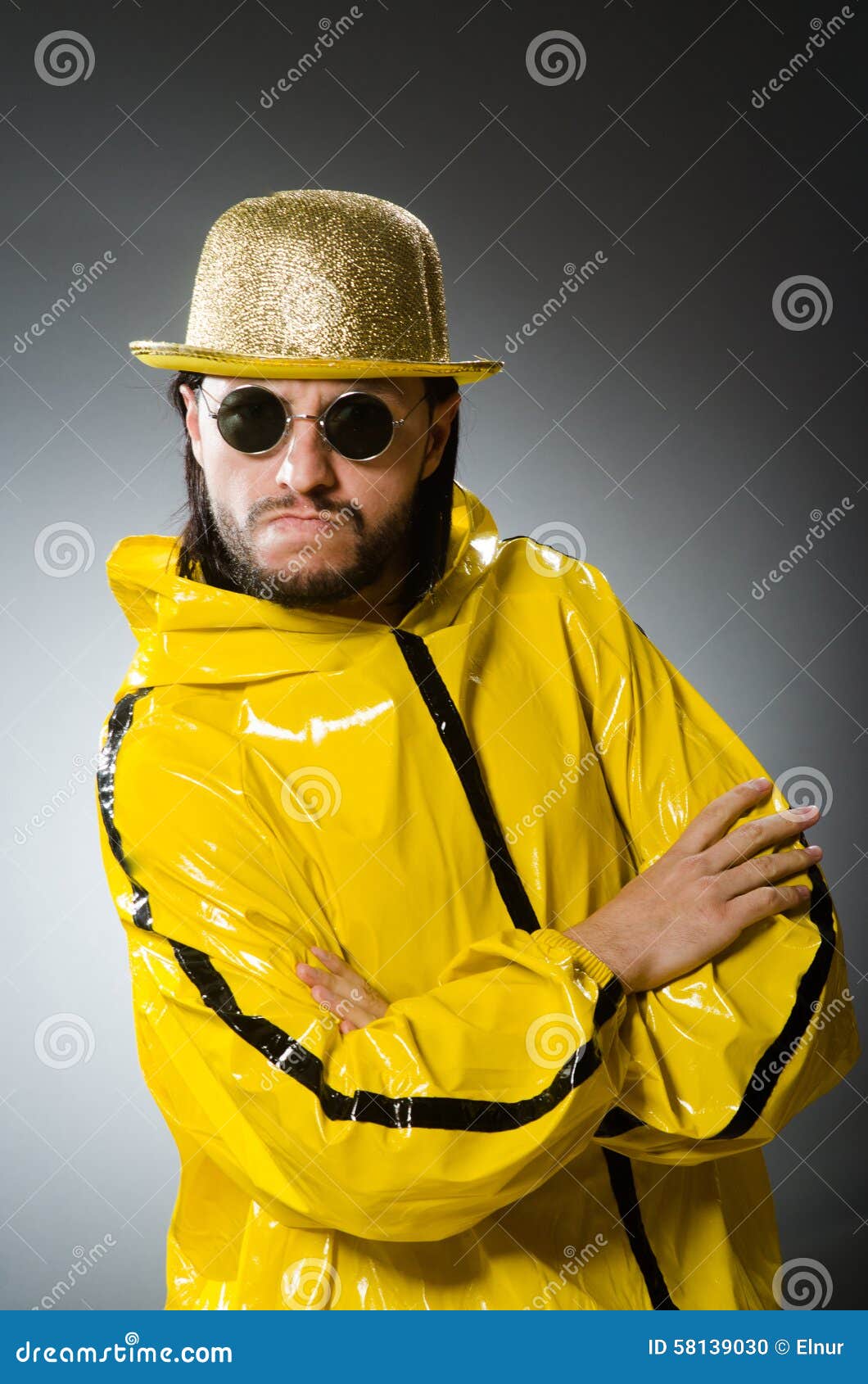 Man wearing yellow suit stock photo. Image of rapper 58139030
