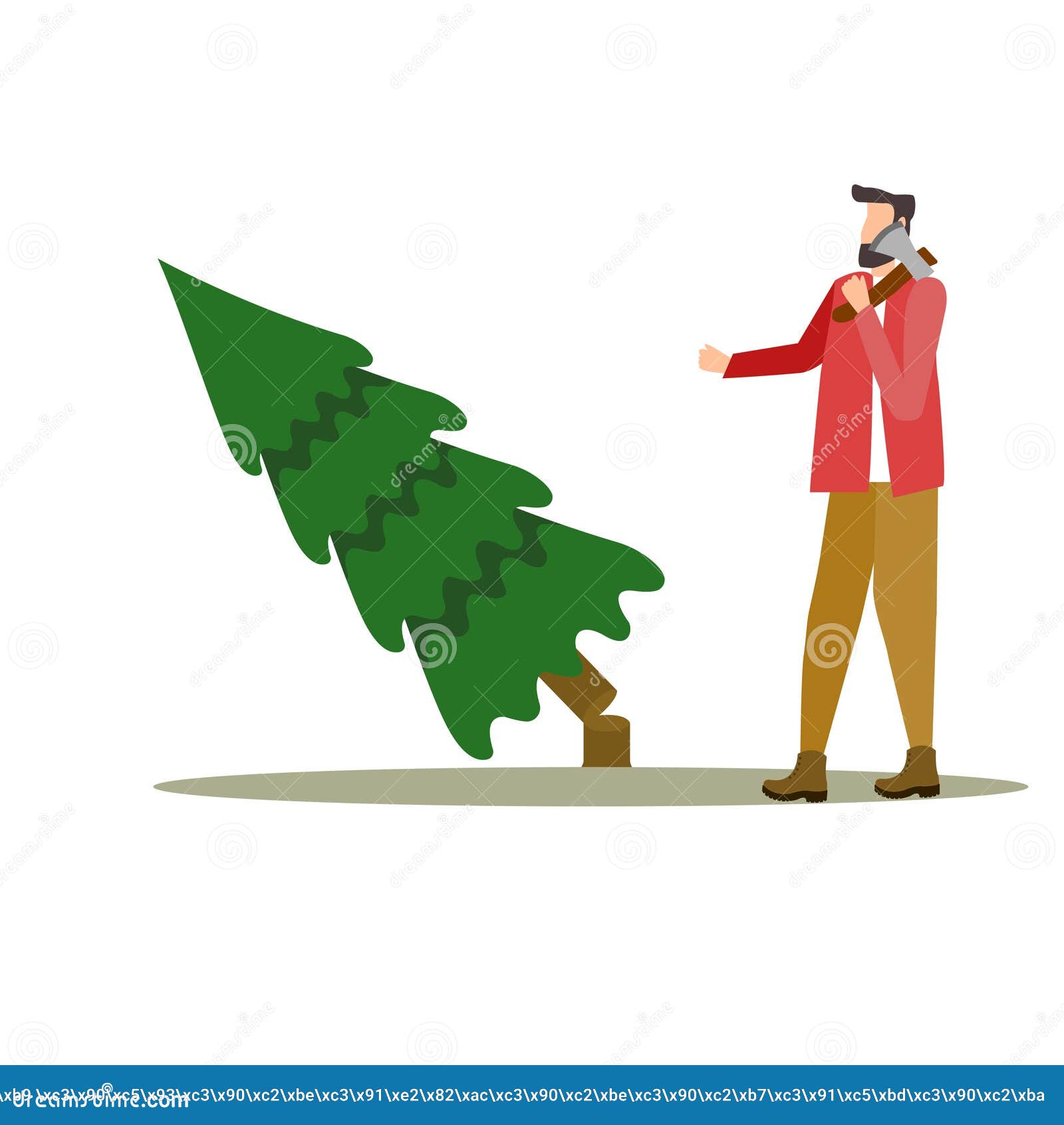 Man Cutting Down Tree Stock Illustrations – 58 Man Cutting Down Tree Stock  Illustrations, Vectors & Clipart - Dreamstime