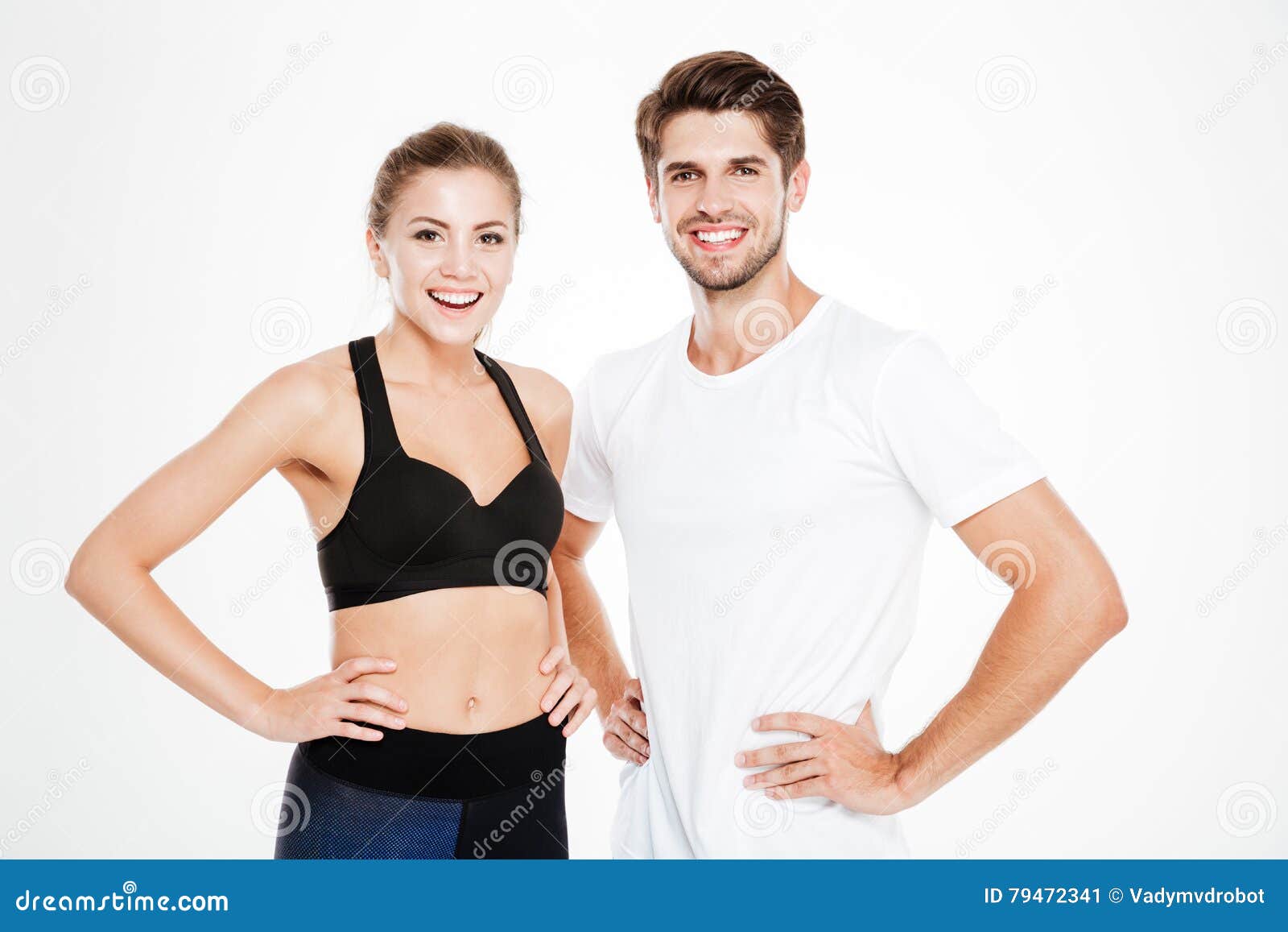 Man with woman hips