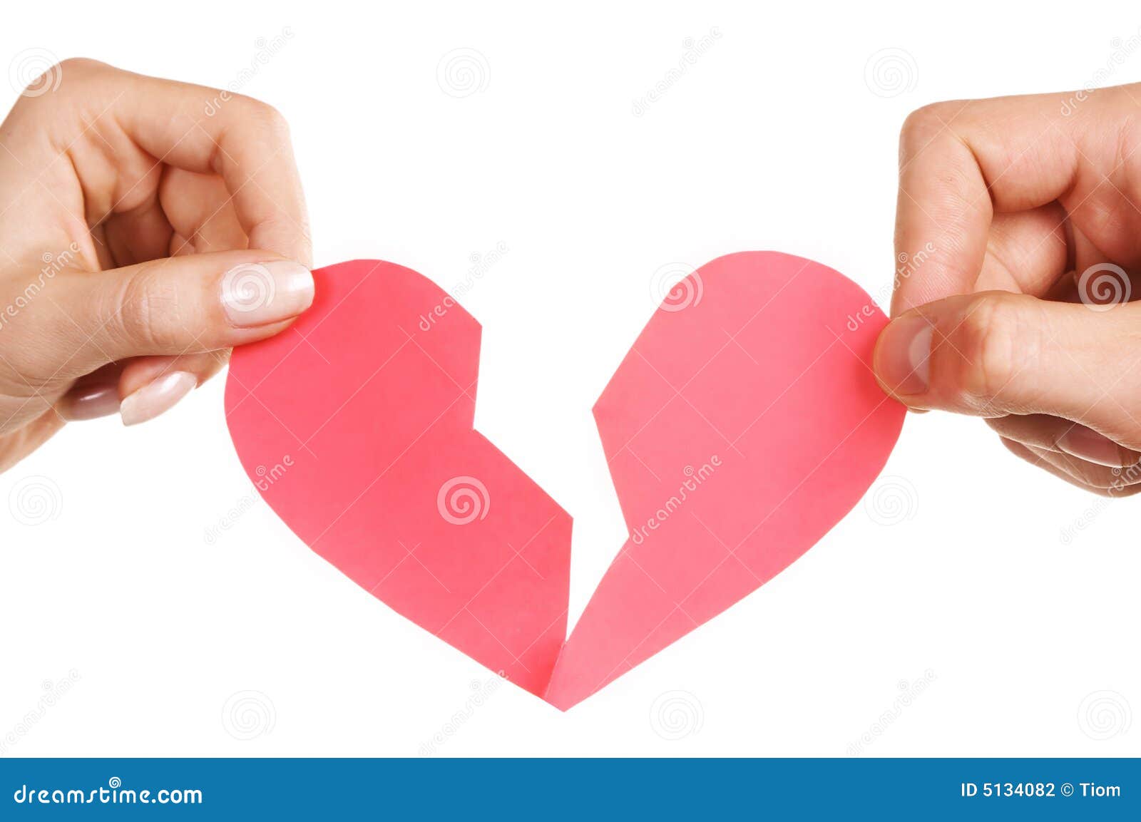Broken Heart Key Holder Stock Photo, Picture and Royalty Free