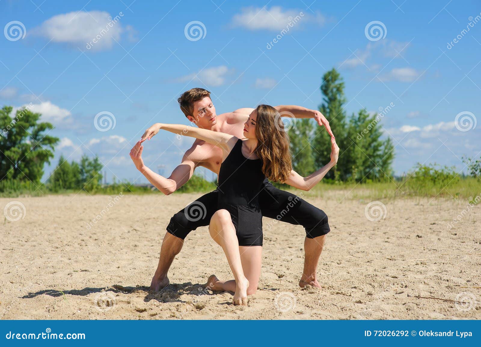 Naked Beach Dancer