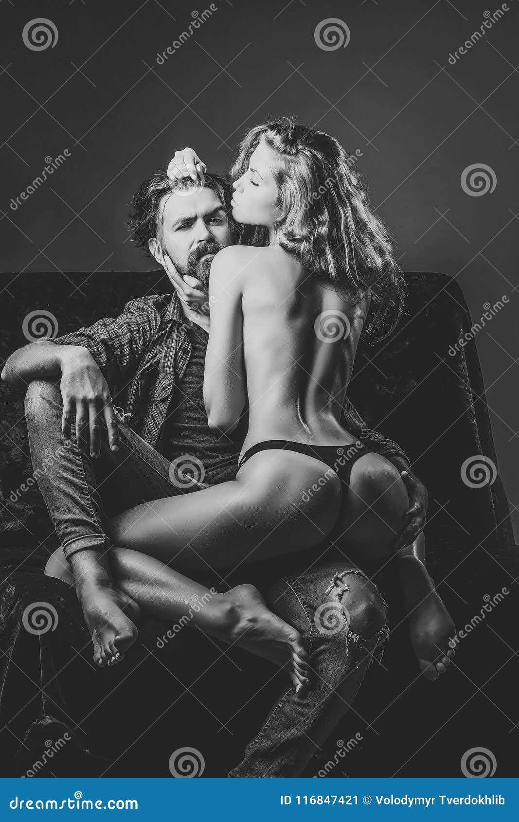 Man Kissing Womans Ass