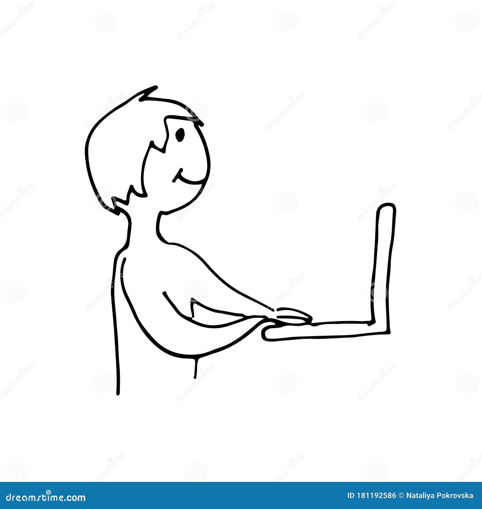 images Simple Cartoon Computer Drawing dreamstime com
