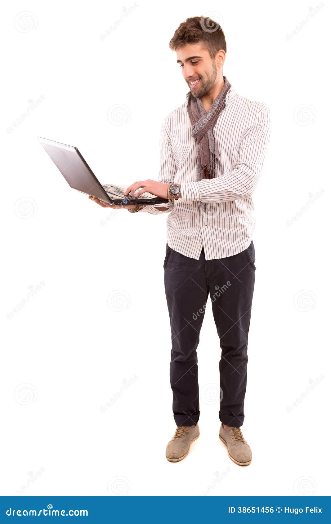 Man working stock photo. Image of computer, happy, manager - 38651456