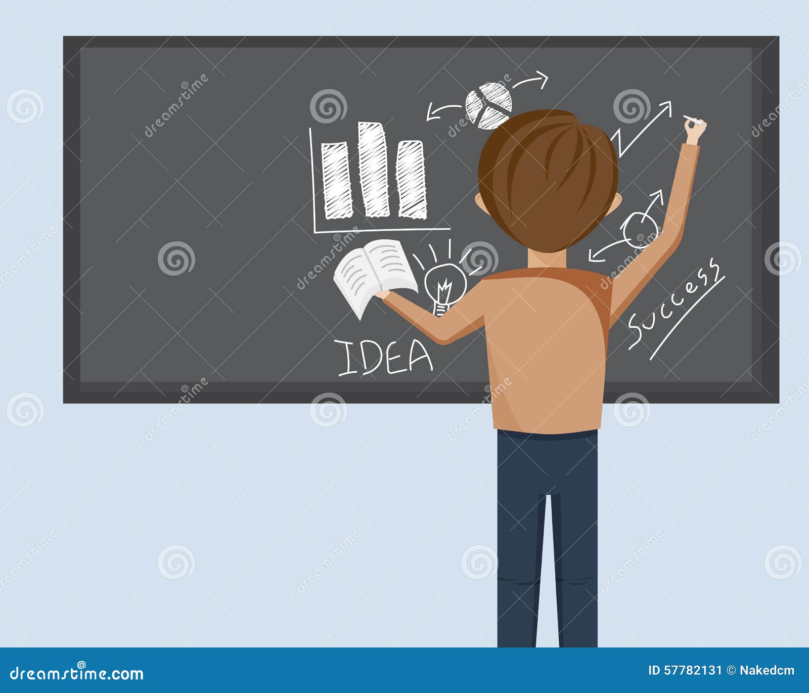 Image result for teacher drawing on board cartoon