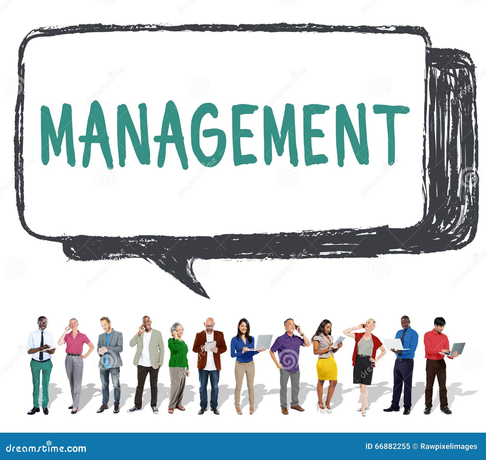 management organization director managing customize concept