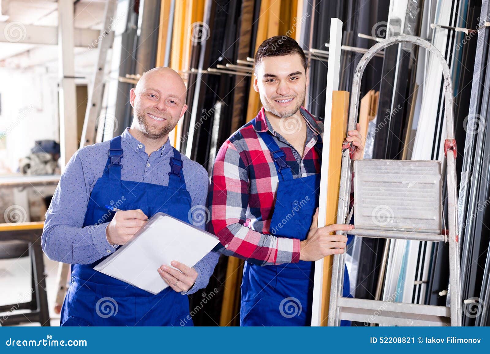 Manager at PVC Windows Factory Stock Image Image of manager, paper