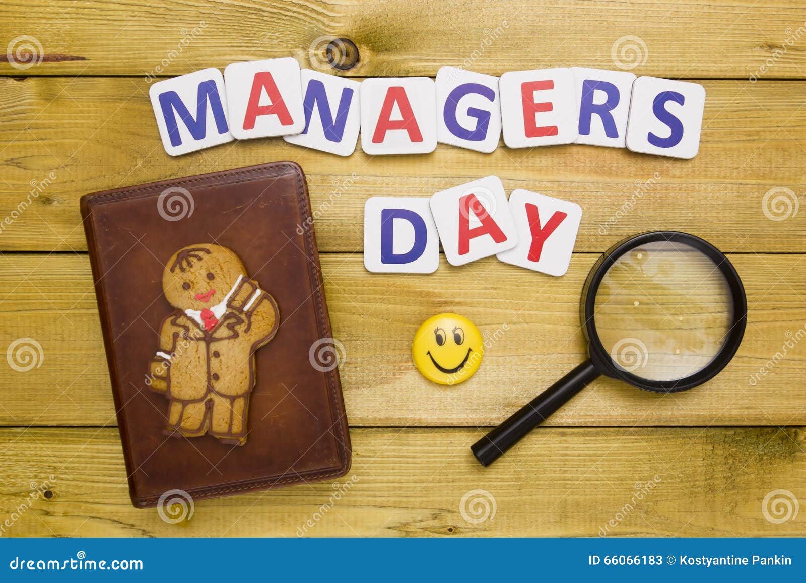 Managers day stock image. Image of happy, season, cake 66066183