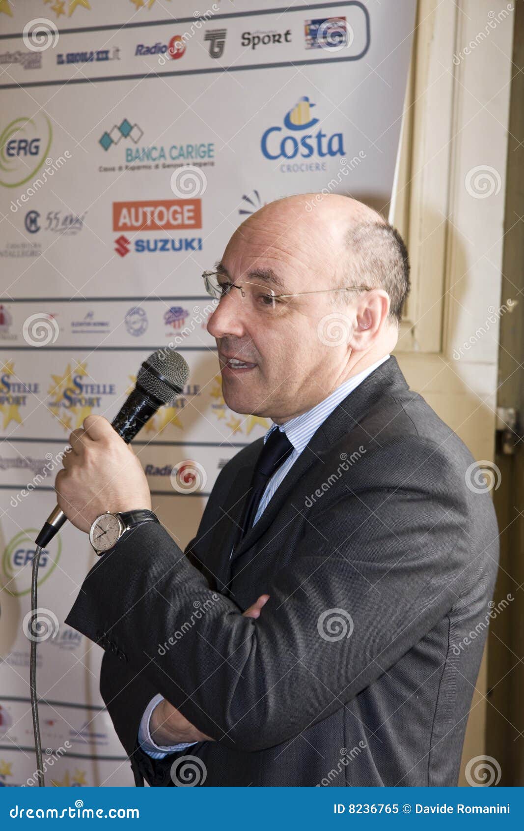 The Managing Director of Sampdoria Beppe Marotta Editorial Image ...