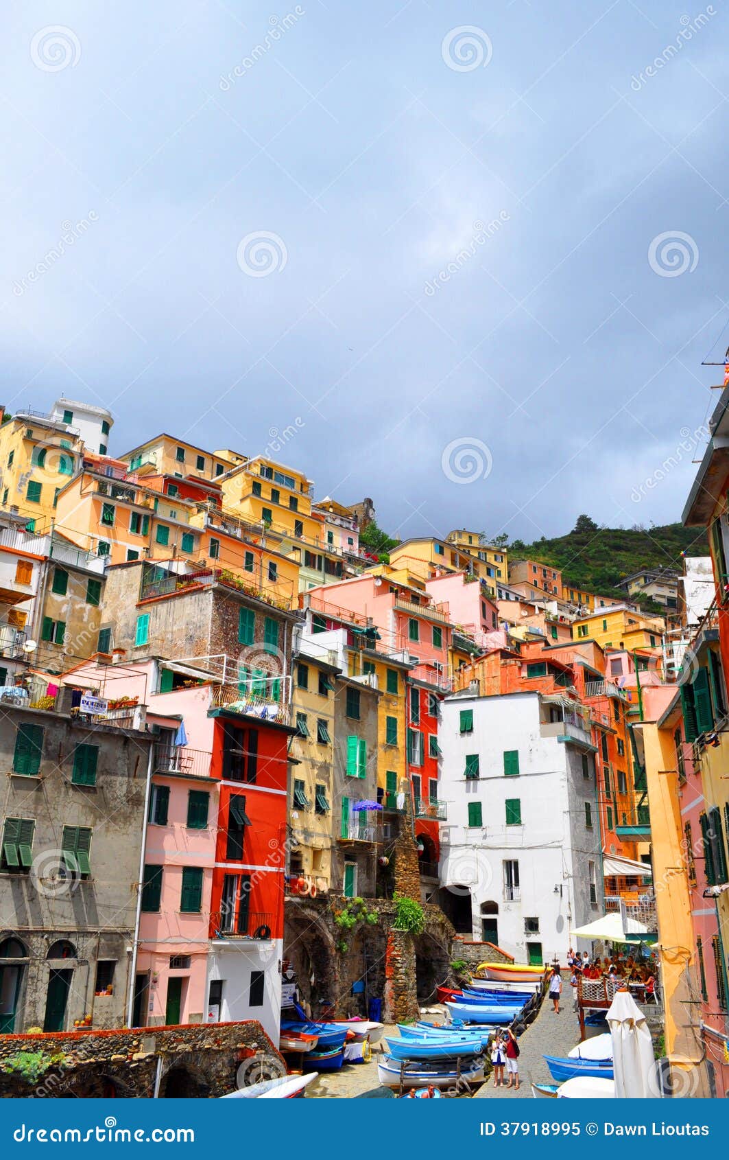 Manarola Cinque Terre, Италия. Деревня Manarola, Италии в Cinque Terre.