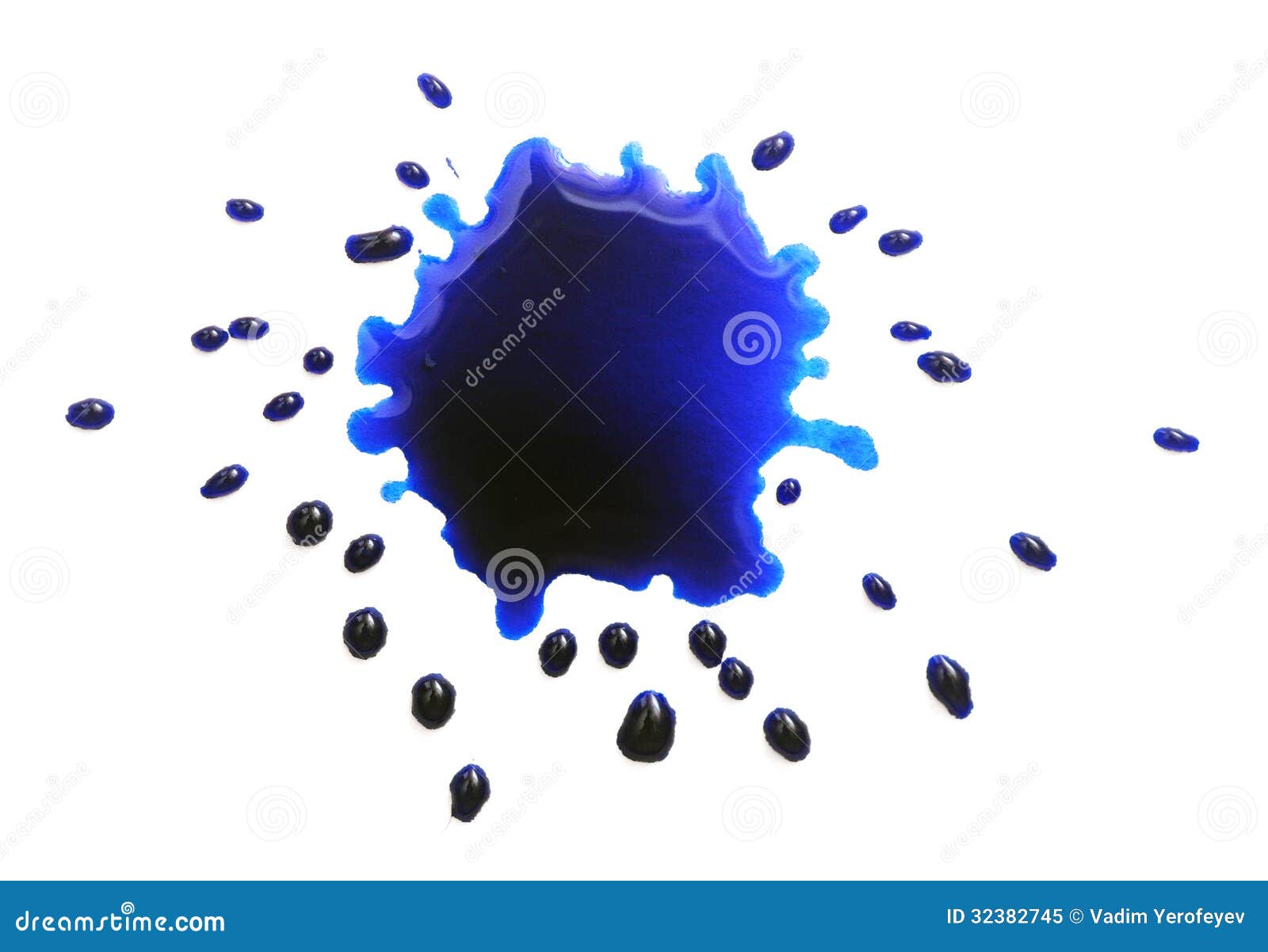 Mancha blanca /negra azul imagen de archivo. Imagen de creatividad