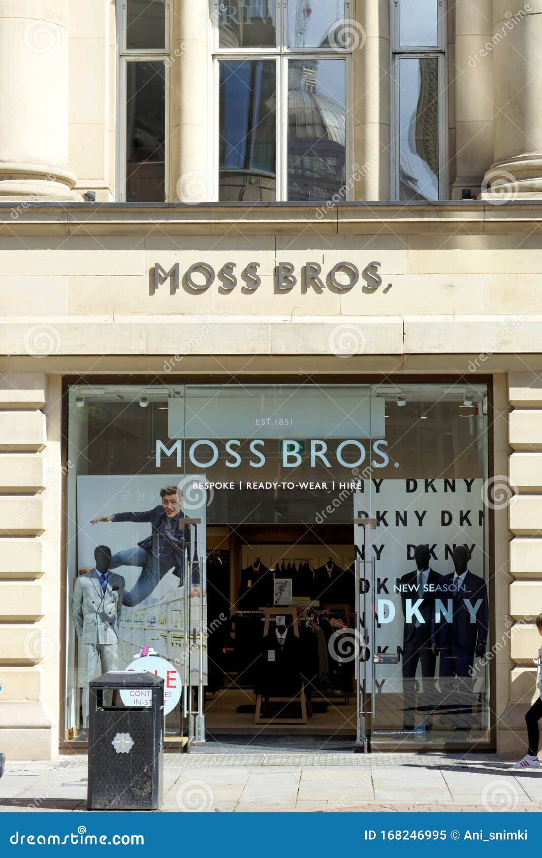 Moss Bros Clothing Store in the City Center of Manchester, England  Editorial Image - Image of formal, business: 168246995