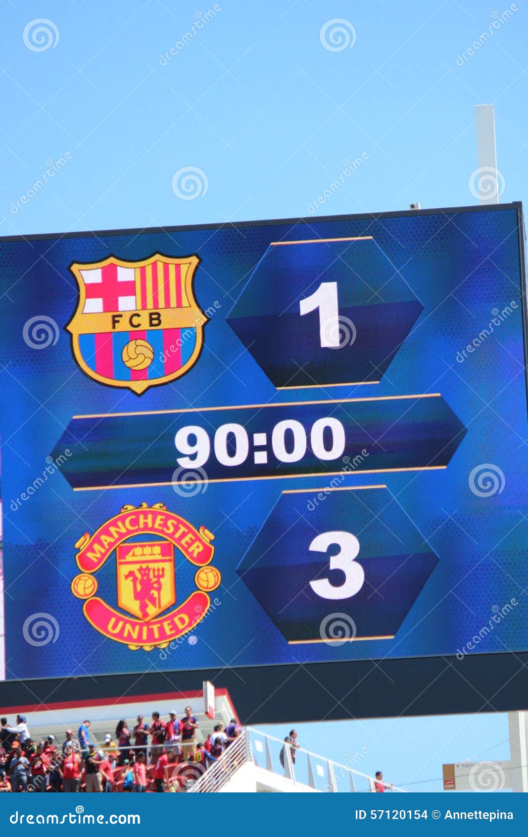 Manchester United Vs. Barcelona at the International Champions Cup  Editorial Stock Image - Image of final, head: 57120154