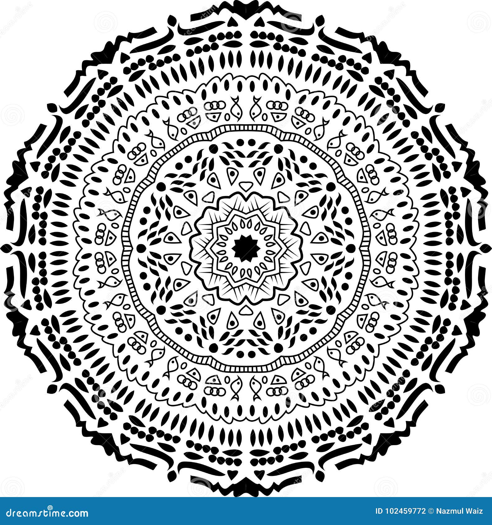 Mandala Art 5 Stock Vector Illustration Of Book Flower 102459772