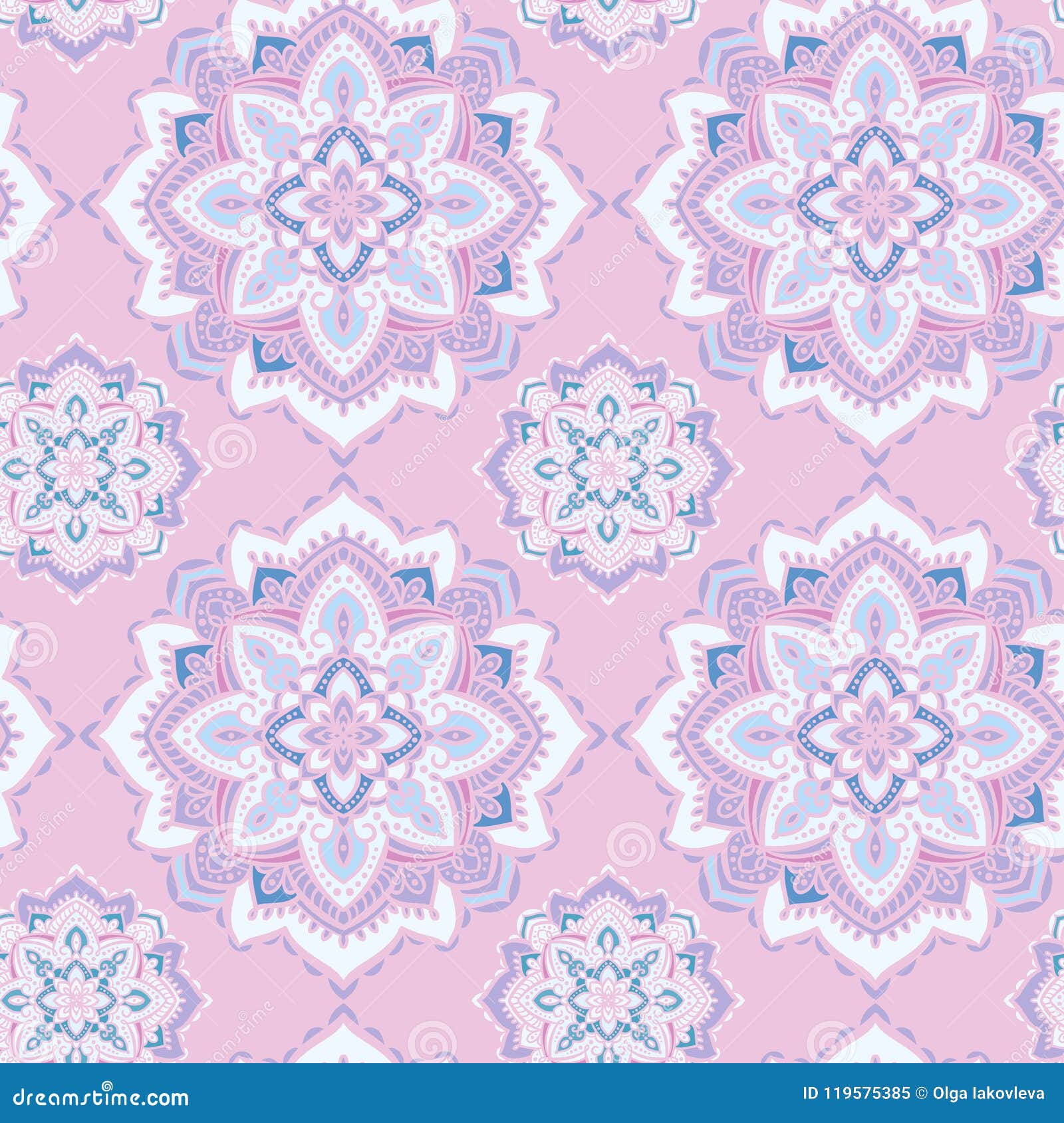 sweet pink, plue and purple kaleidoscopic background
