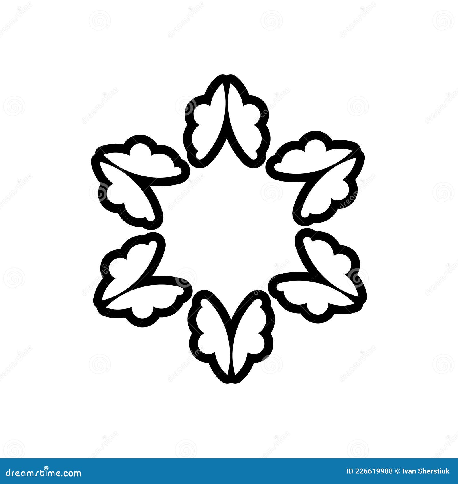 Easy mandala, basic and simple mandalas coloring book for adults, seniors,  and beginner. Mandalas flower coloring page on white background. Stock  Illustration