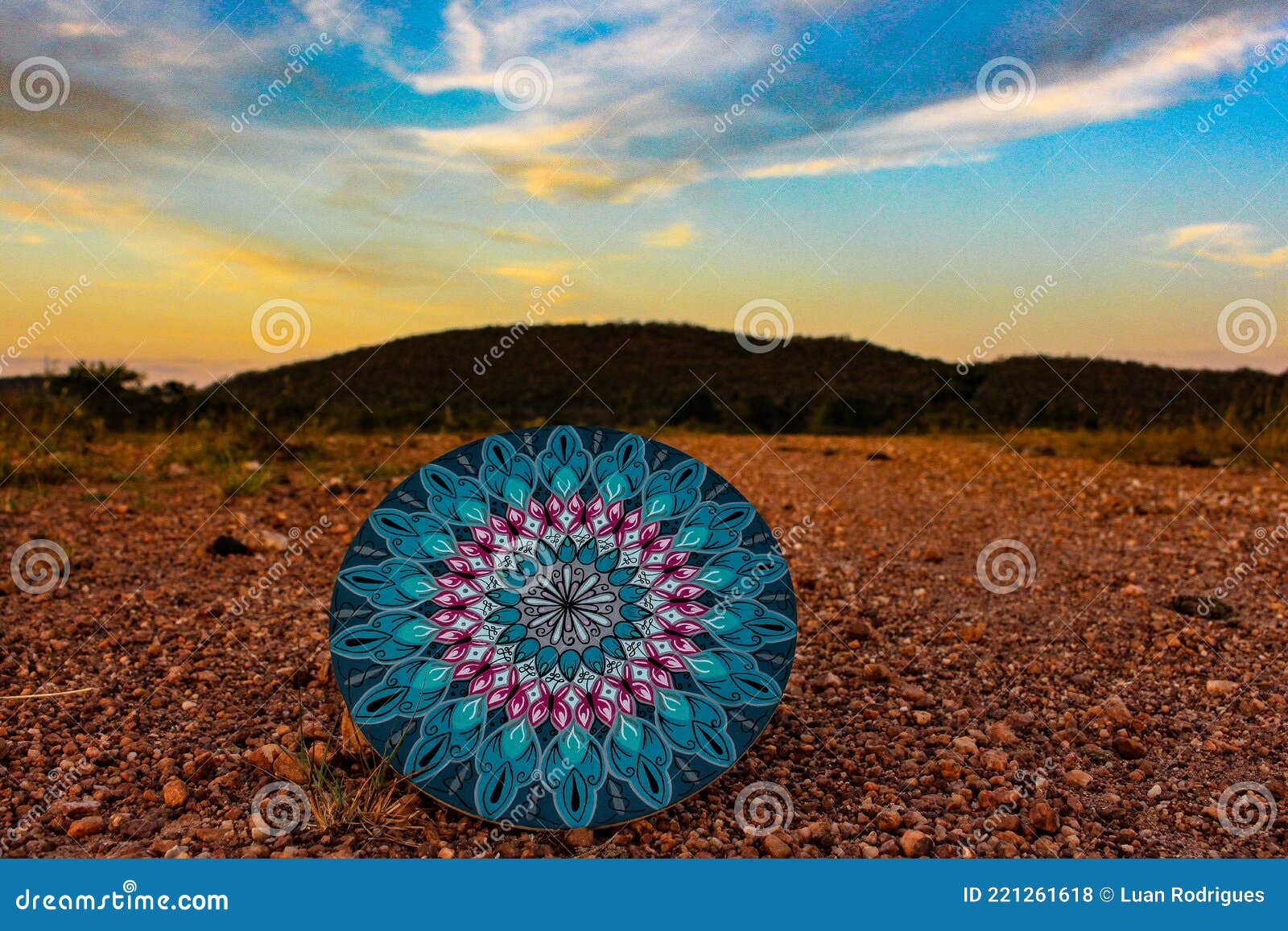 mandala sobre pedras