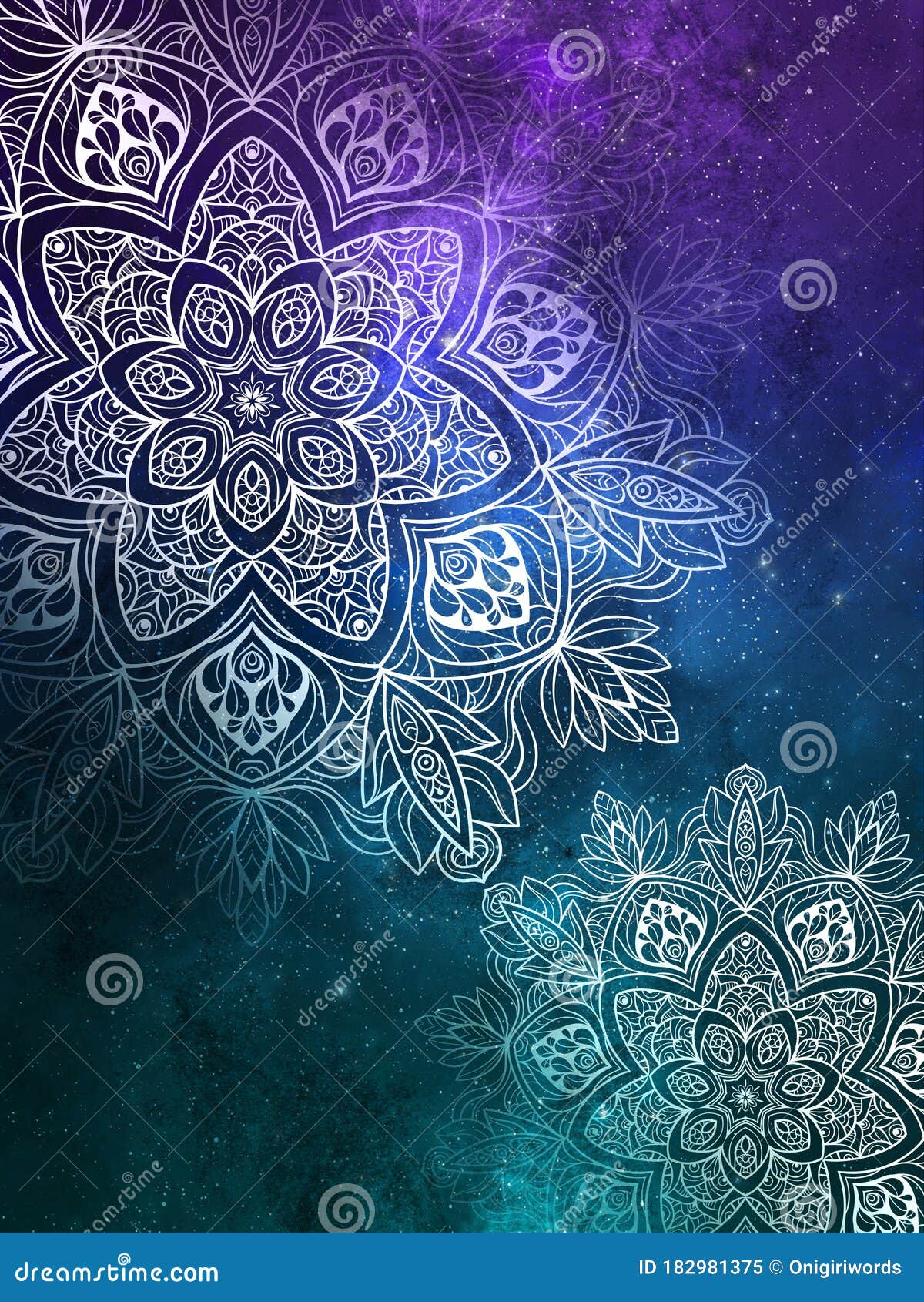 Mandala Wallpaper Decoration Stock Illustration - Illustration of