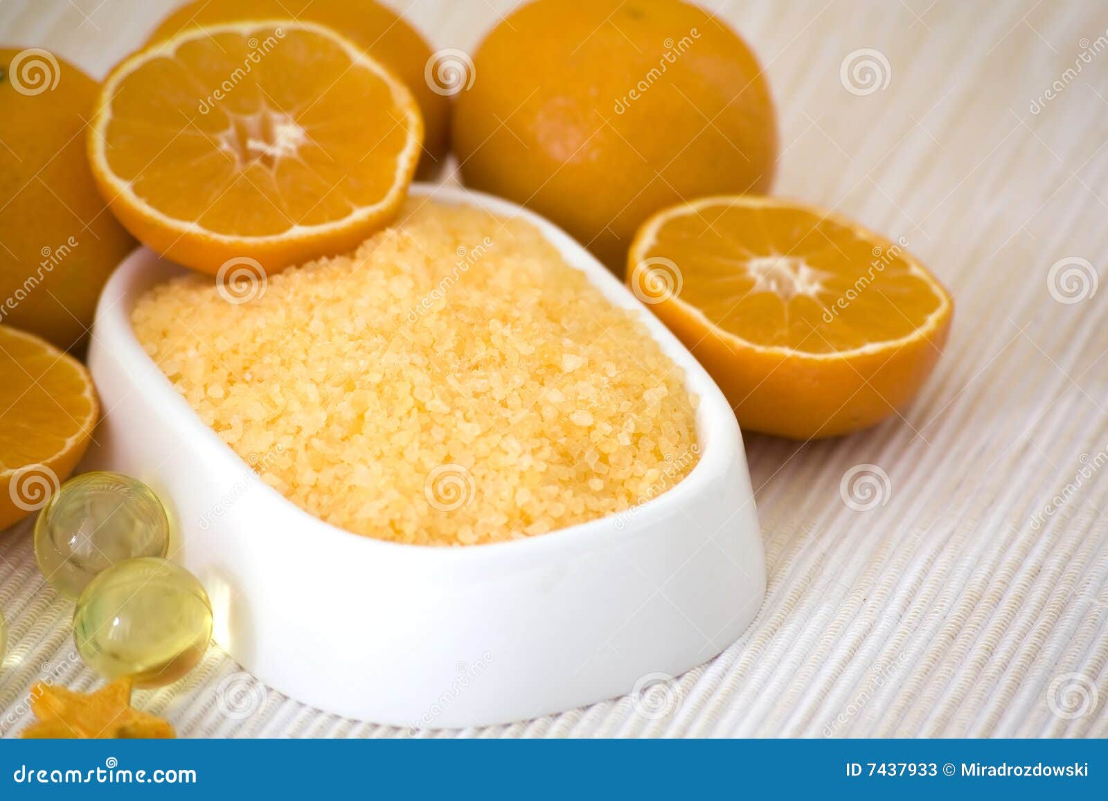 Mandarin bath stock image. Image of wellness, healthy 7437933