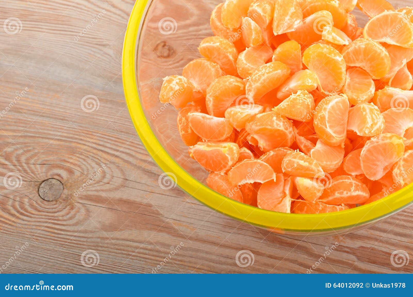 Mandarin in glass bowl stock photo. Image of juicy, citrous 64012092