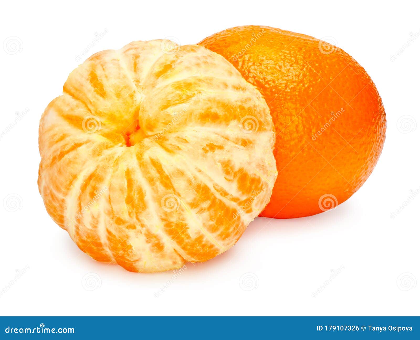 Mandarin Isolated on White Background Stock Photo Image of health