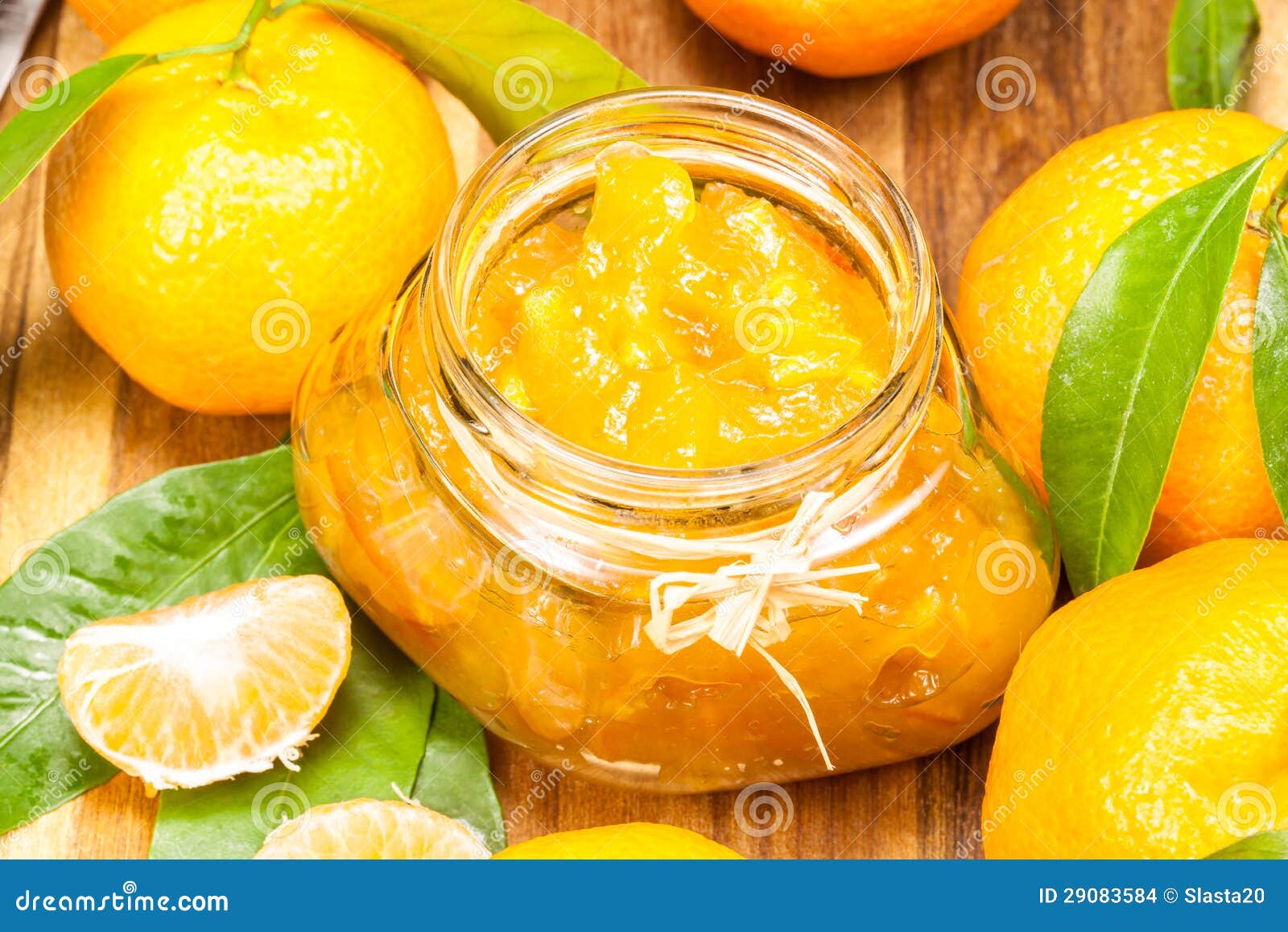 Mandarin Orange Marmalade and Mandarins Stock Photo Image of fruity