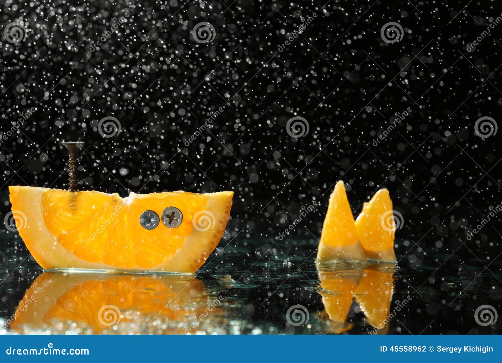 Mandarin Oranges and Cloves Stock Photo Image of green, macro 45558962