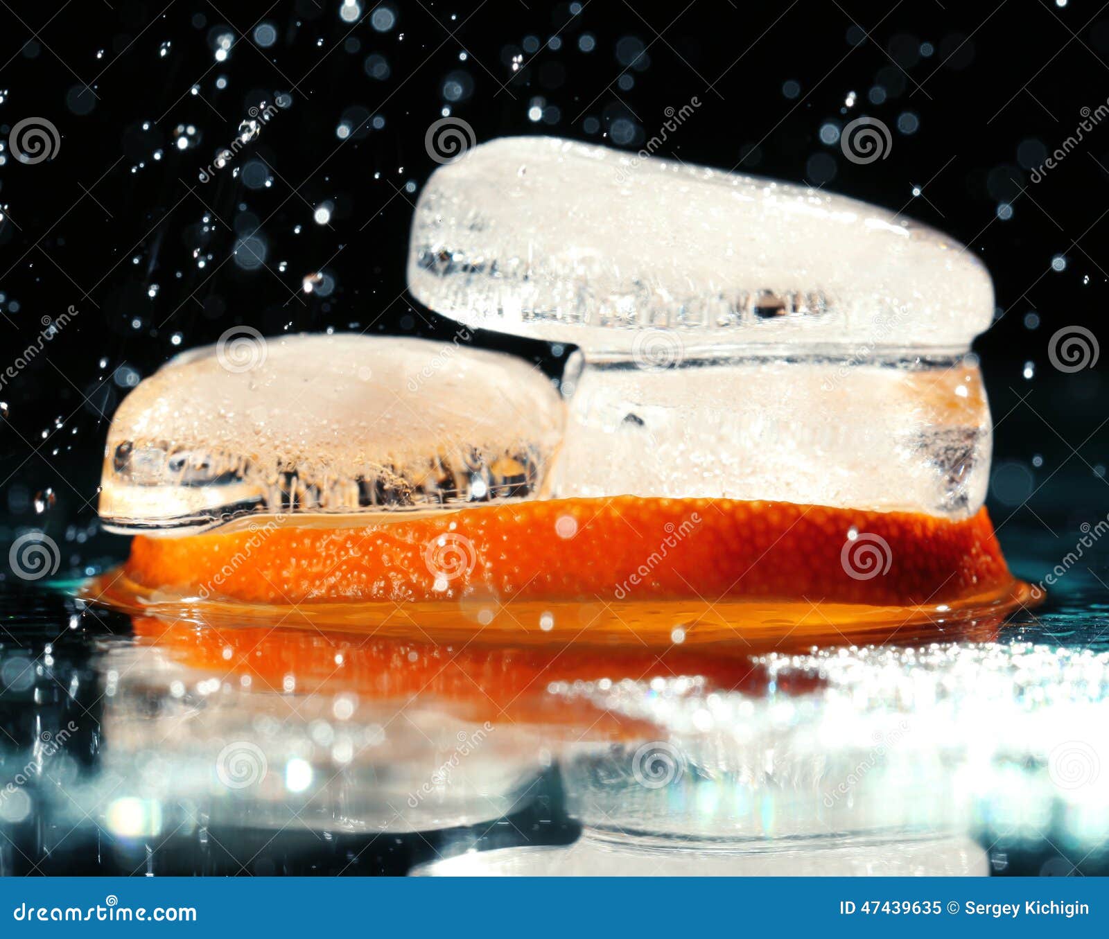 Mandarin Oranges and Cloves on Blurred Background Stock Image Image