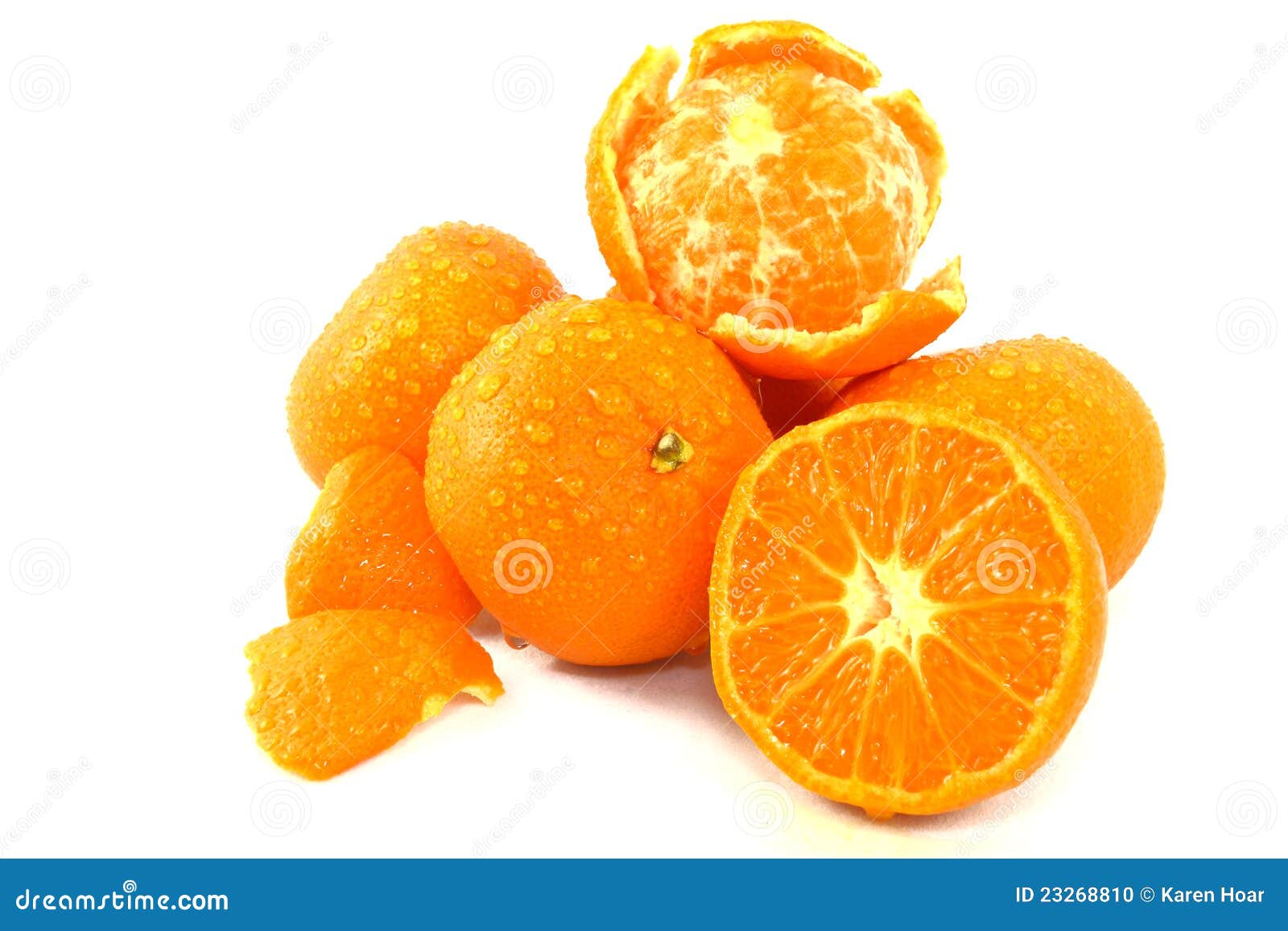 Mandarin Oranges on White stock photo. Image of mandarin 23268810