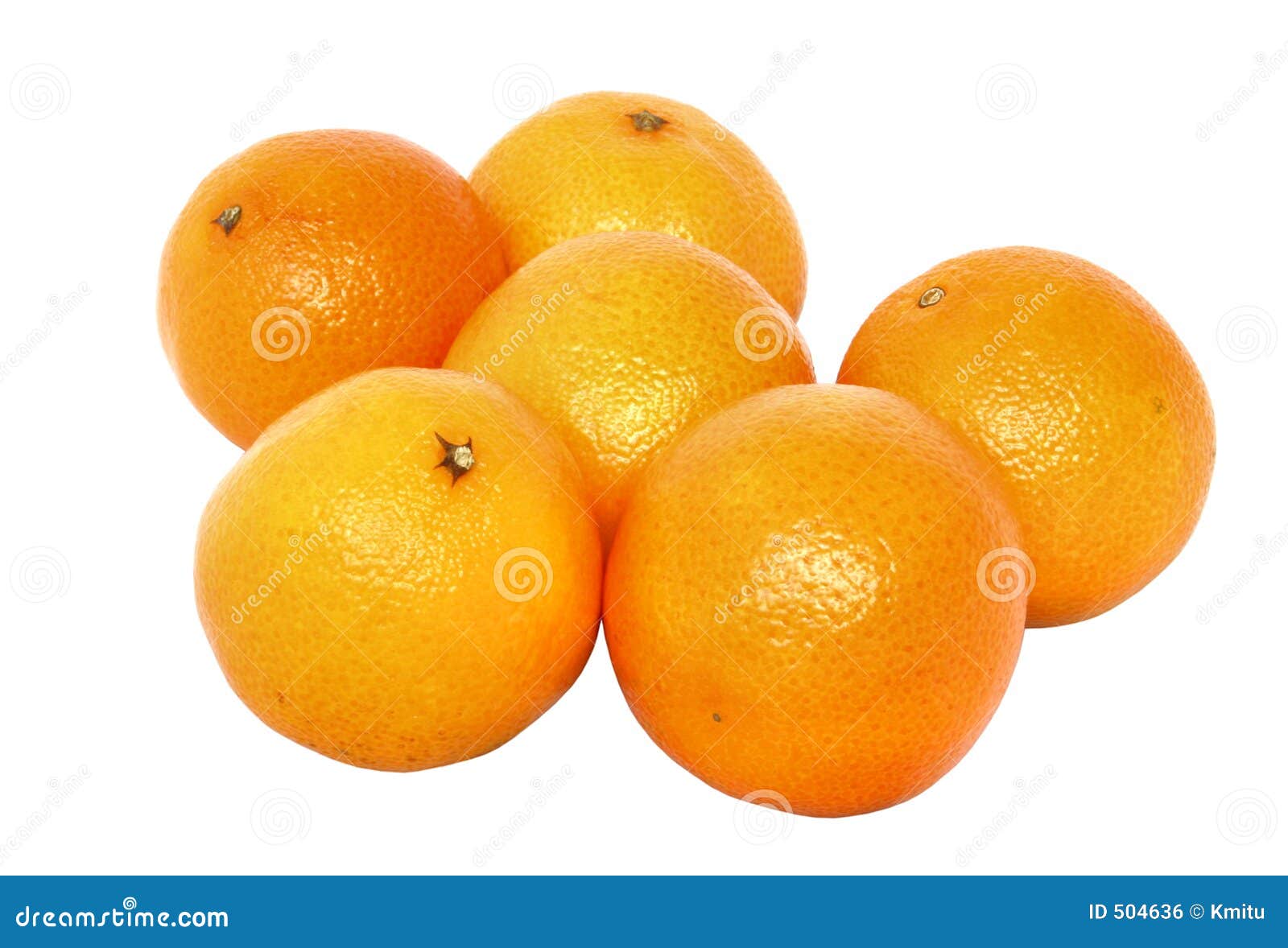 Mandarins Pure White Background Stock Photo Image of health