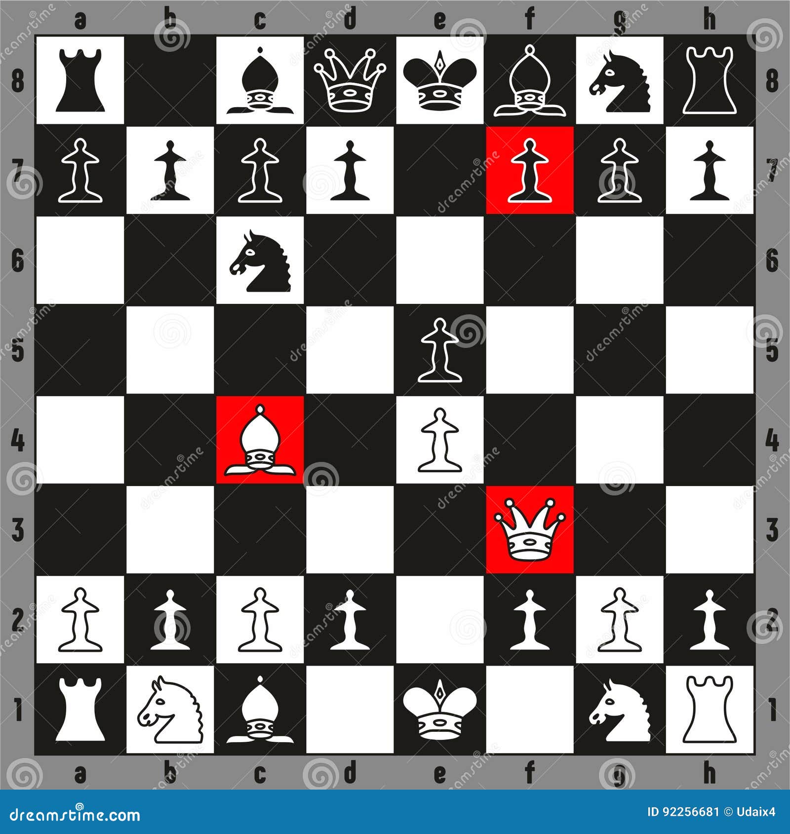 A Maneira a Mais Rápida Do Jogo Do Checkmate Da Xadrez De Ganhar Jogadores  Do Novato Ilustração do Vetor - Ilustração de posto, processo: 92256681