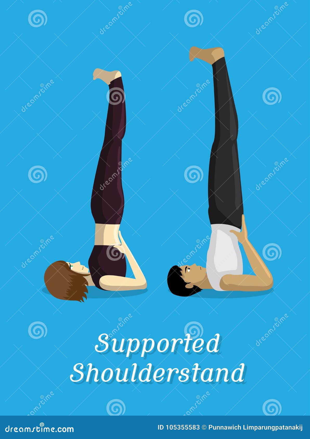 Shoulderstand Variation (Supported Inversion) - Yoga Pose Tutorial - YouTube