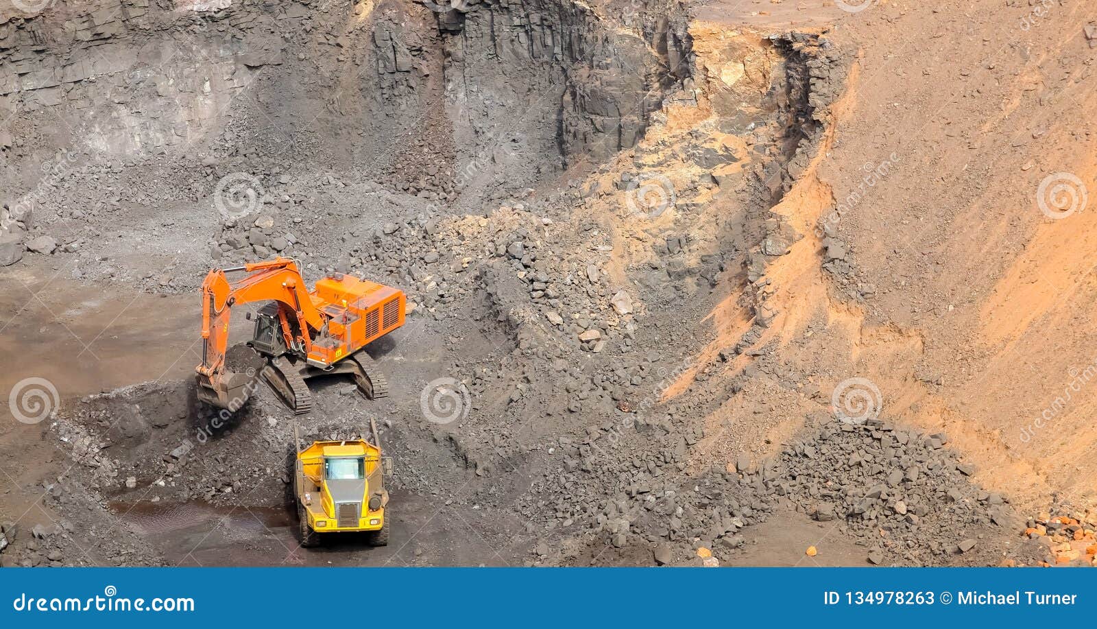 Manganese Mining and Processing in South Africa Stock Image Image of