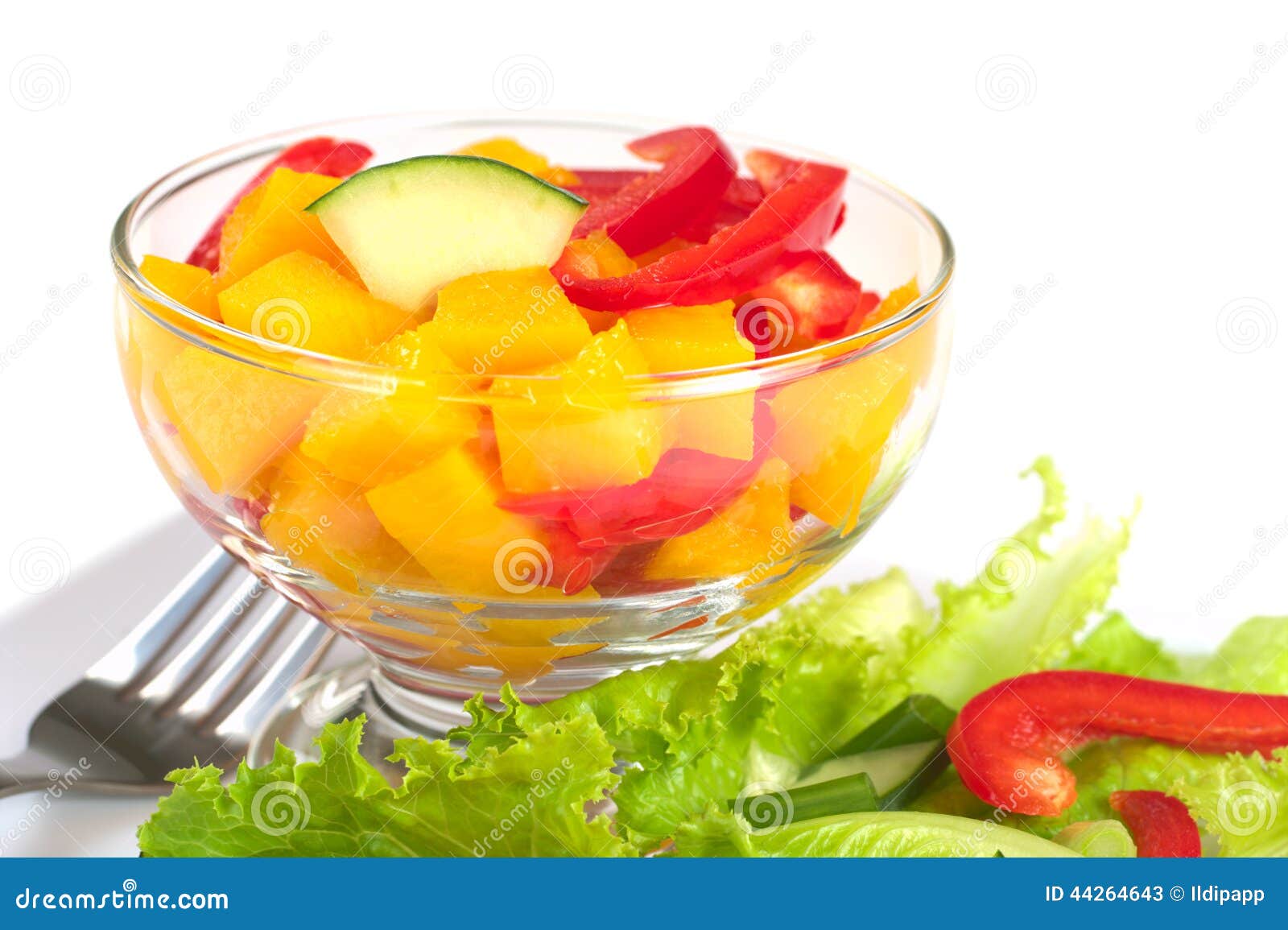 Mango and Bell Pepper Salad Stock Image Image of nutrition, fresh