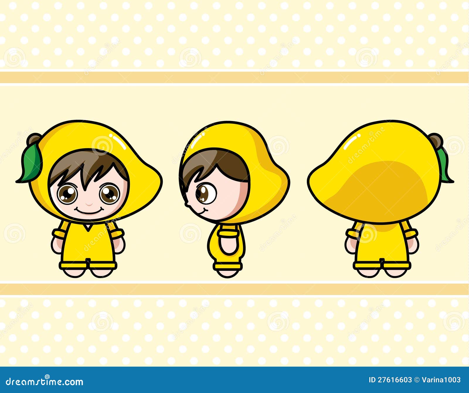 Mango boy stock vector. Illustration of illustrator, graphic 27616603