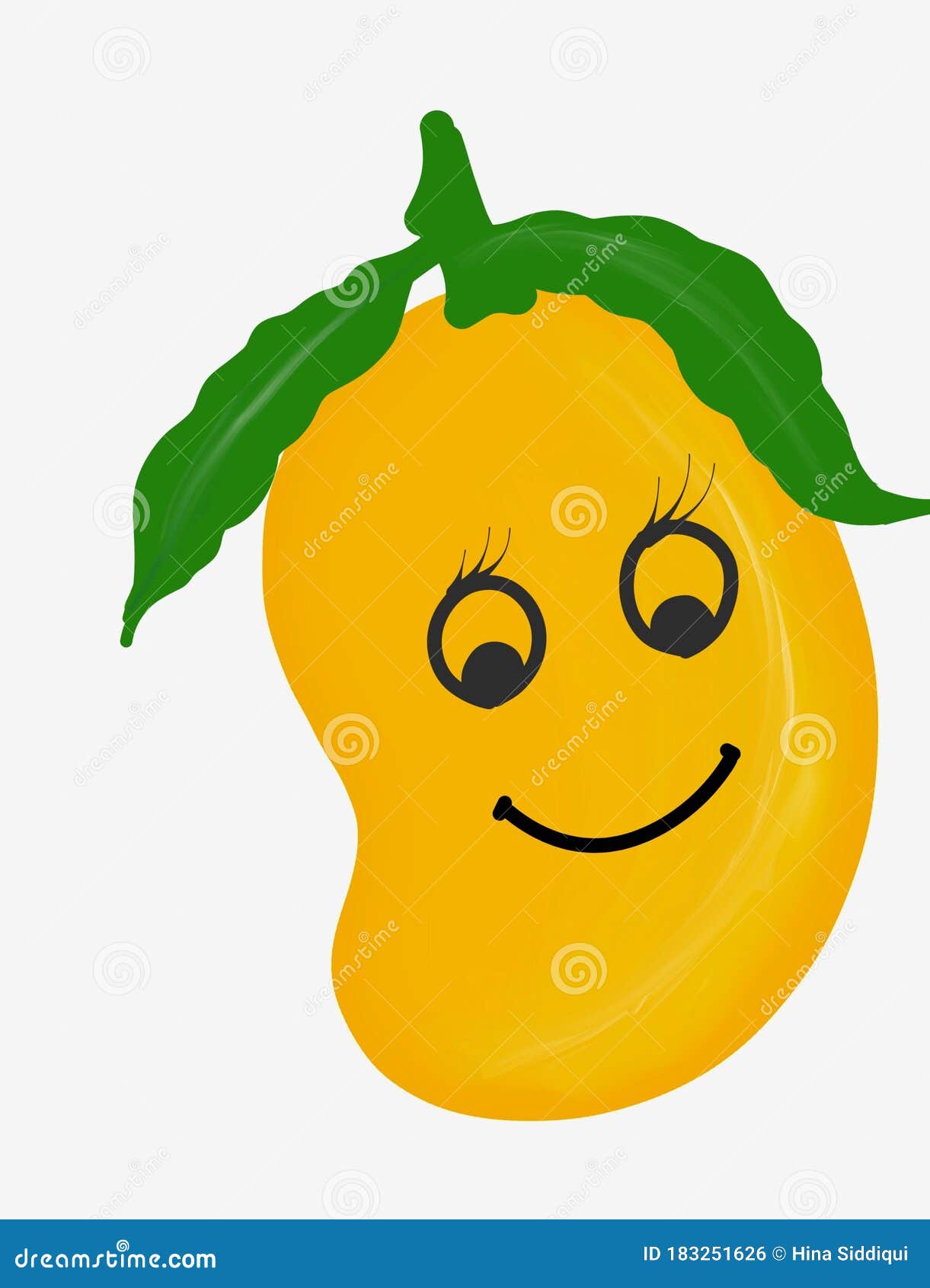 Mango Icon Illustration,cartoon Character for Kids Stock Illustration -  Illustration of happy, beautiful: 183251626