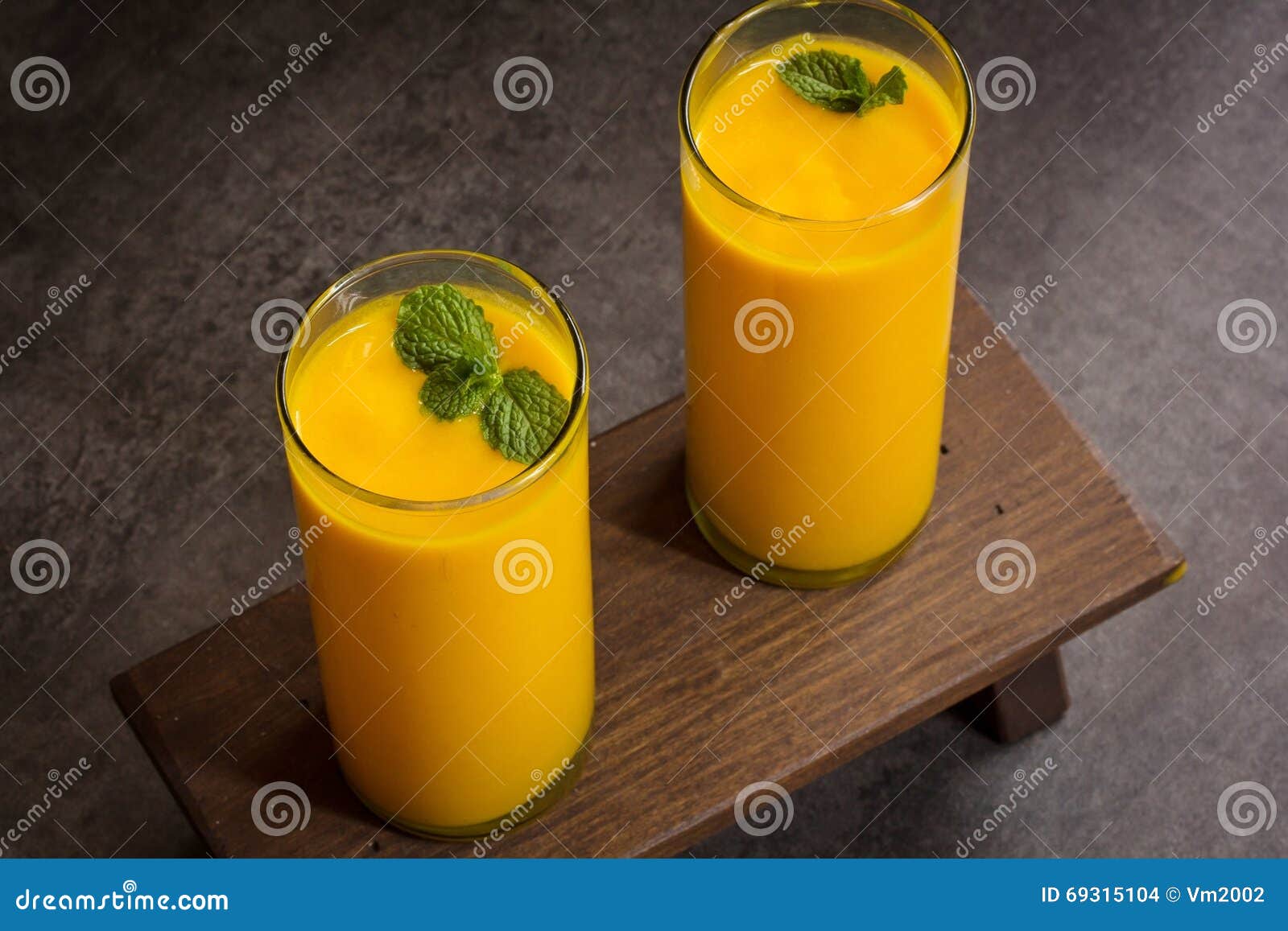 Mango Lassi Indian Mango Drink with Yogurt Stock Photo - Image of ...