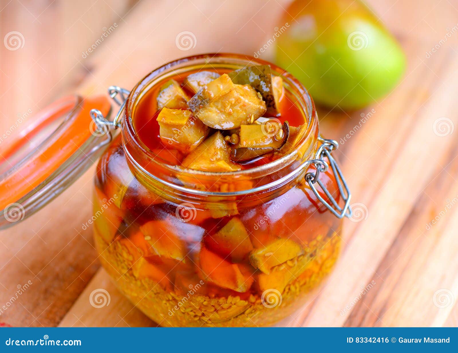 Mango Pickle Clipart Black